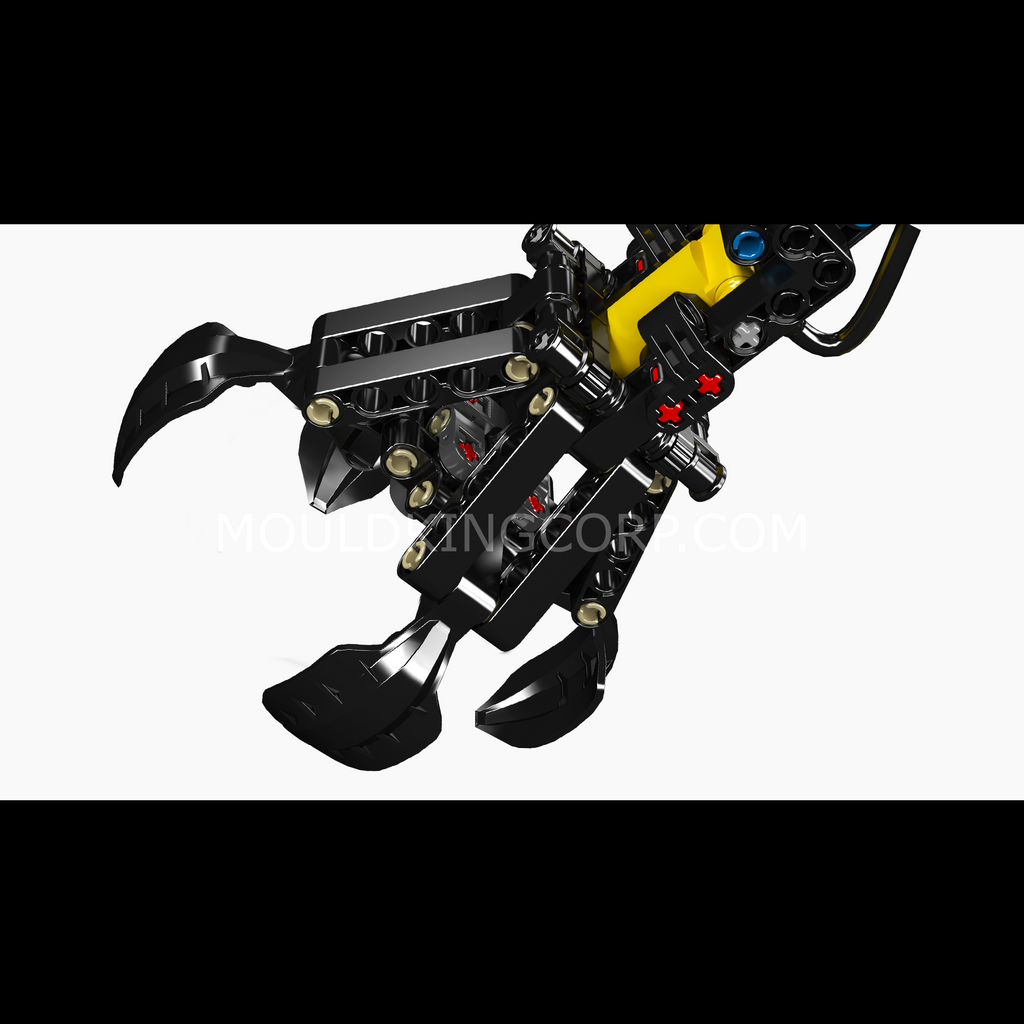17077 Hydraulic Log Grapple Trailer Building Set | 866 Pcs - Image 2 of 6 | TheBrickTube