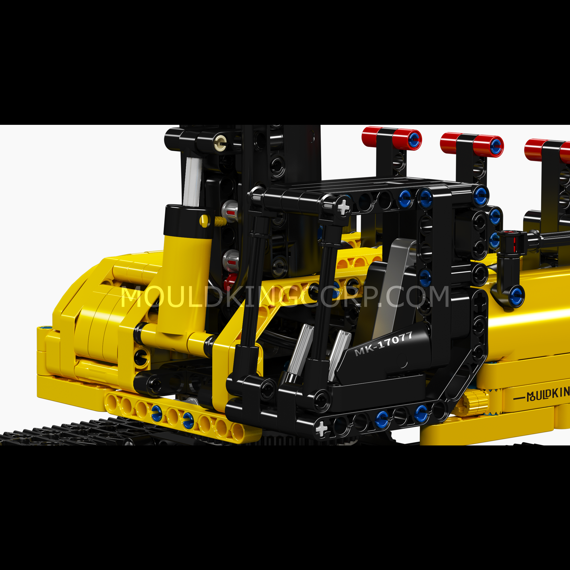 17077 Hydraulic Log Grapple Trailer Building Set | 866 Pcs - Image 5 of 6 | TheBrickTube