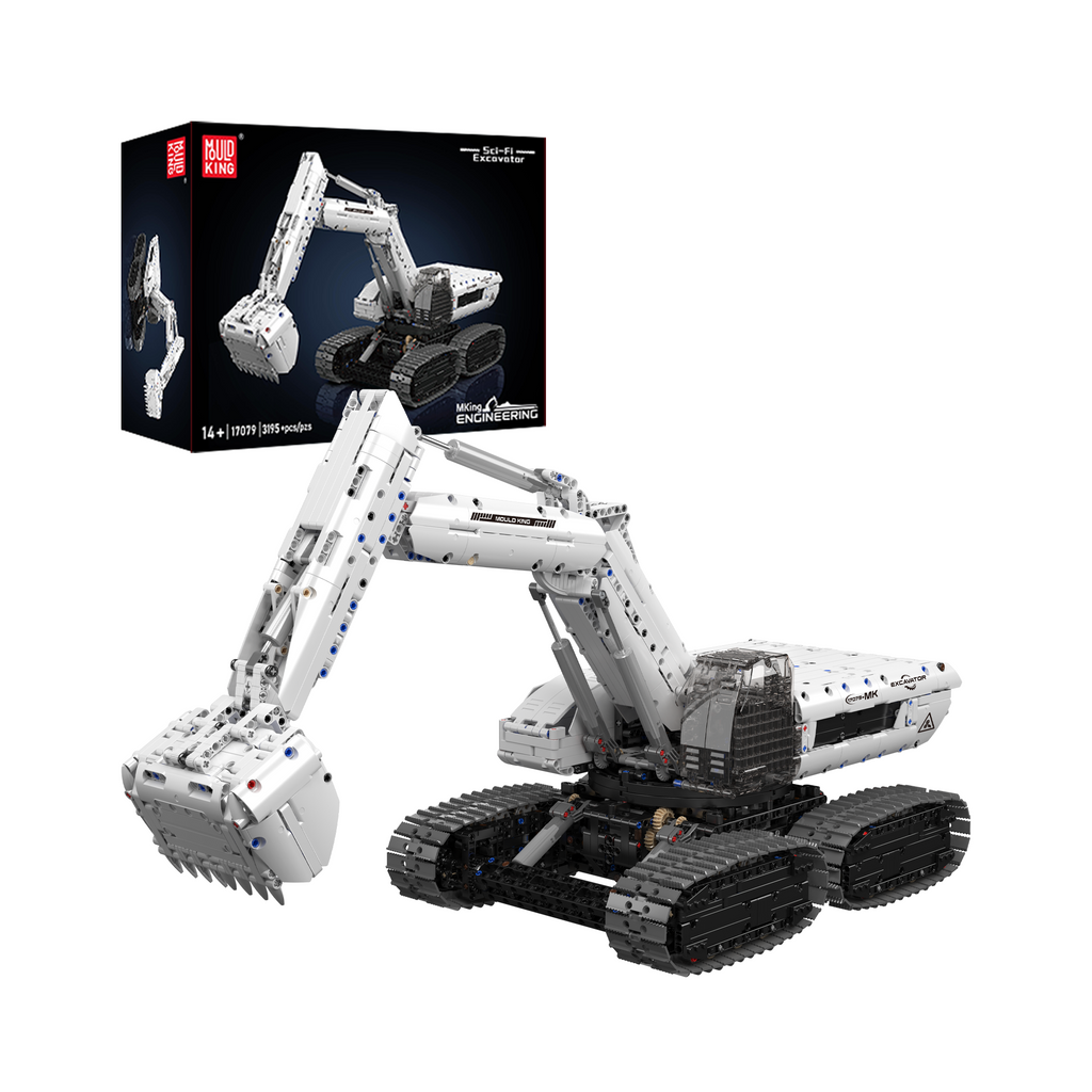 17079 All-Terrain Crawler Sci-Fi Excavator Building Set | 3,195 Pcs - Main Image | TheBrickTube