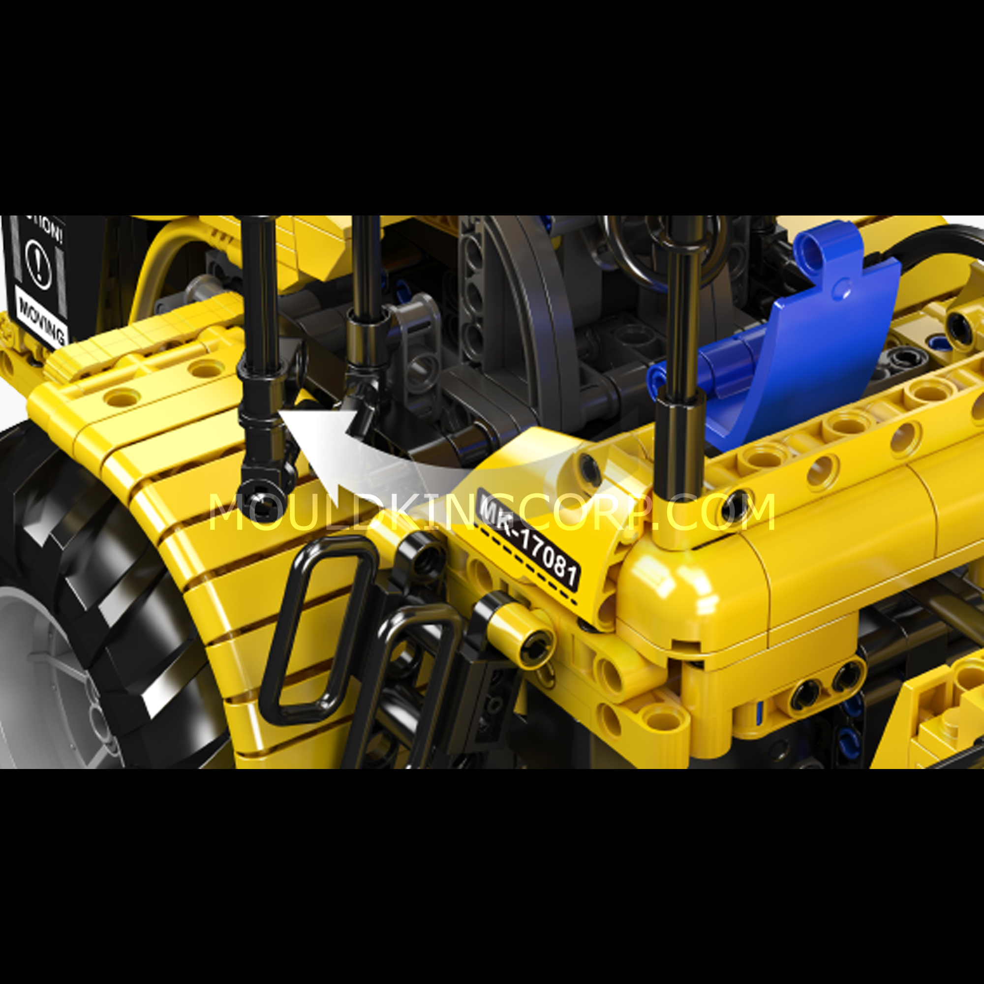 17081/17082 Challenger Articulated Tractor Building Set | 1,300 Pcs - Image 3 of 12 | TheBrickTube