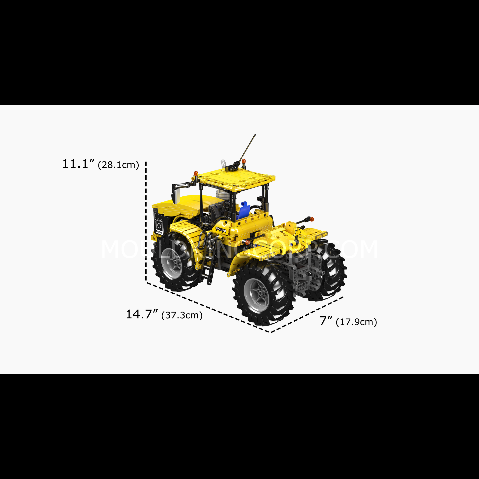 17081/17082 Challenger Articulated Tractor Building Set | 1,300 Pcs - Image 6 of 12 | TheBrickTube