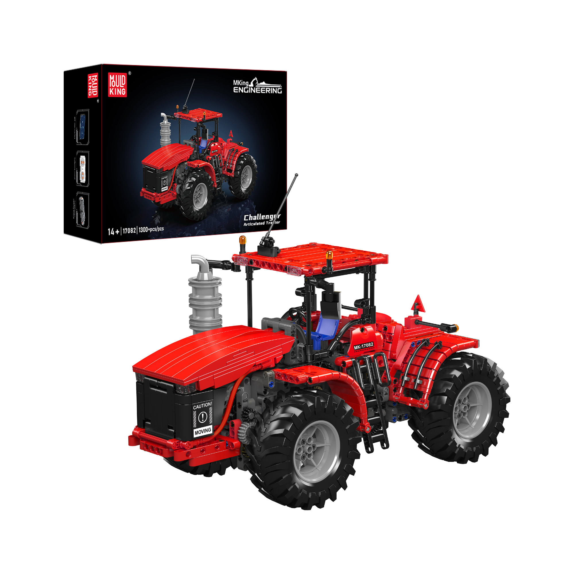 17081/17082 Challenger Articulated Tractor Building Set | 1,300 Pcs - Image 7 of 12 | TheBrickTube