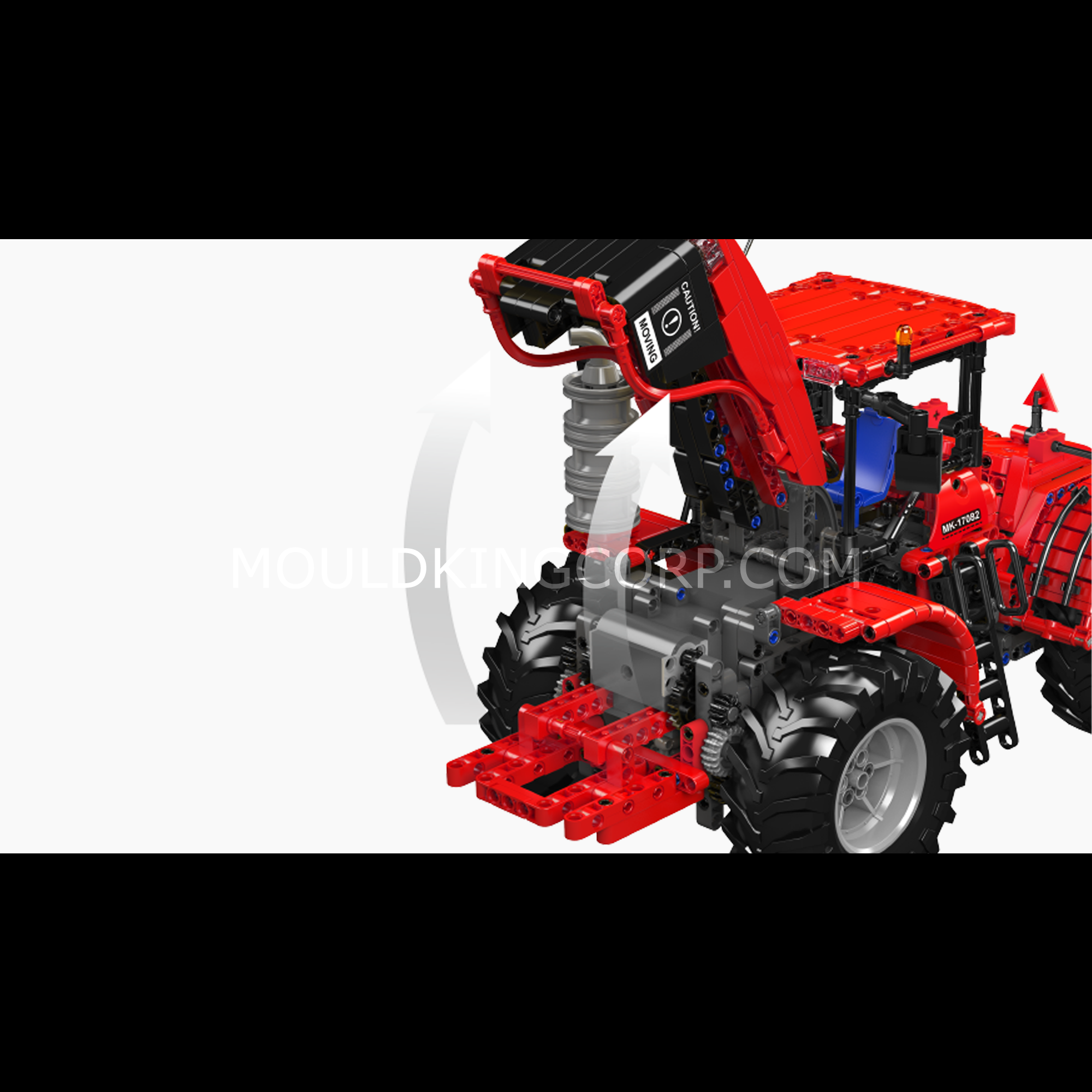 17081/17082 Challenger Articulated Tractor Building Set | 1,300 Pcs - Image 8 of 12 | TheBrickTube