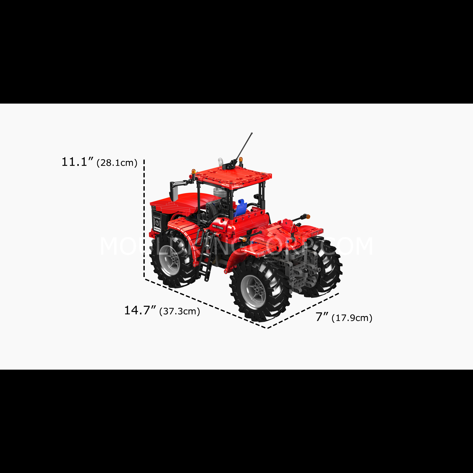 17081/17082 Challenger Articulated Tractor Building Set | 1,300 Pcs - Image 12 of 12 | TheBrickTube