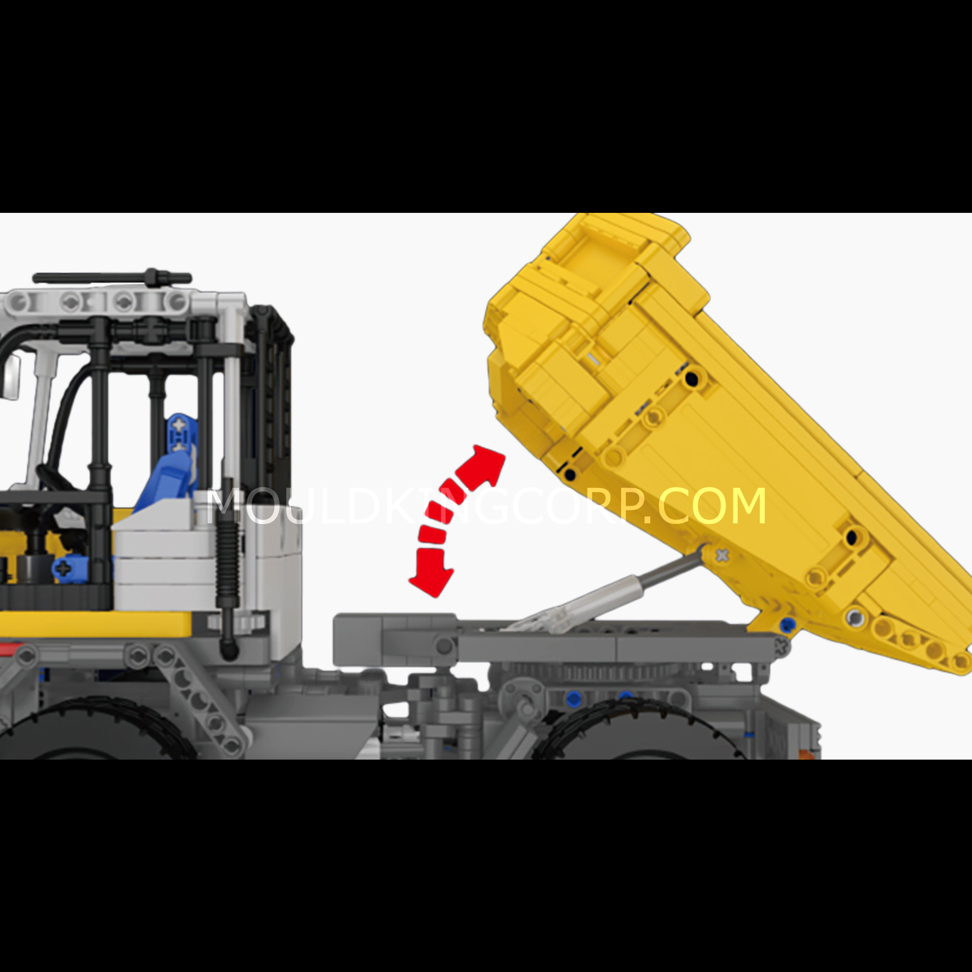 17092 Articulated Dump Truck Building Set | 1,230 Pcs - Image 3 of 6 | TheBrickTube