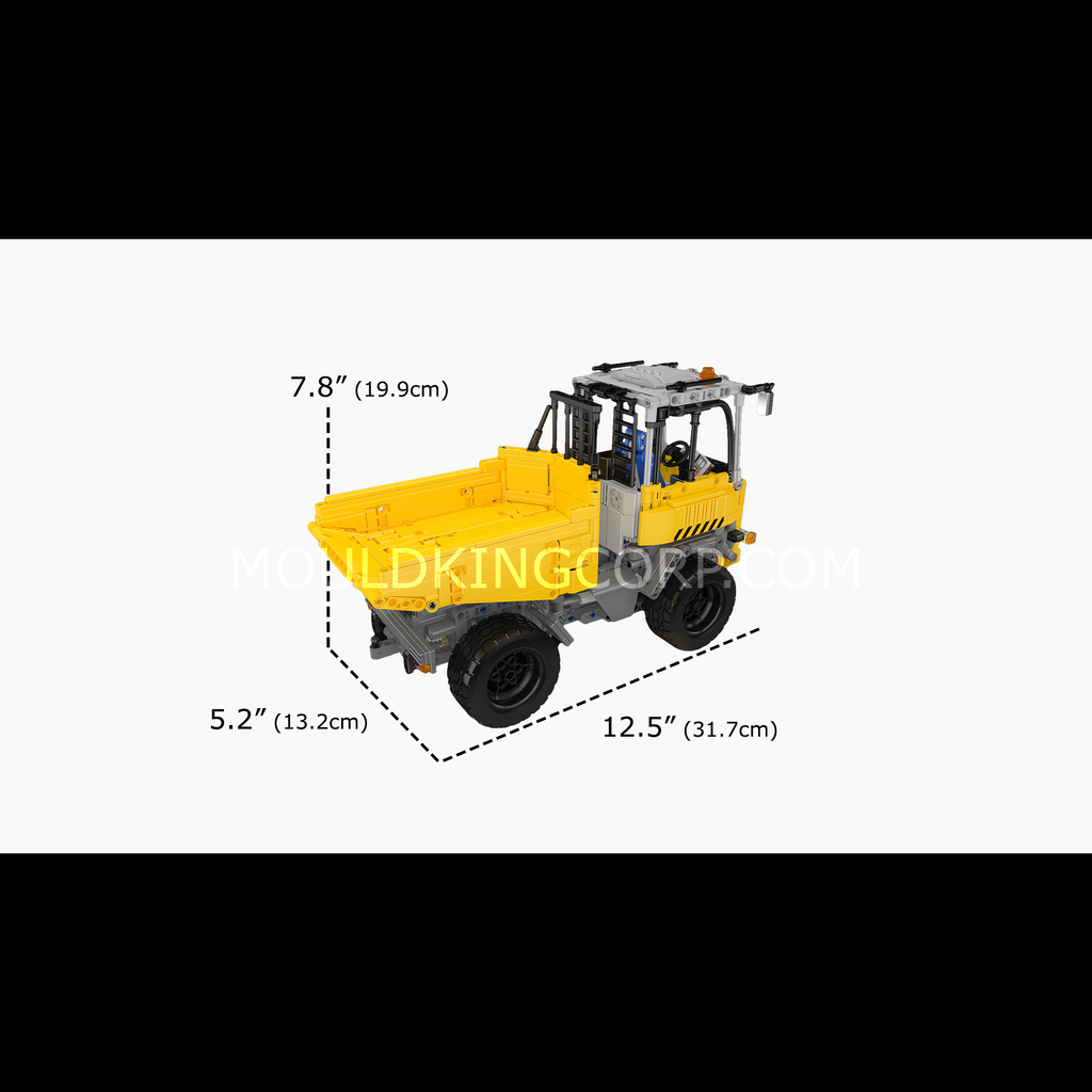 17092 Articulated Dump Truck Building Set | 1,230 Pcs - Image 6 of 6 | TheBrickTube