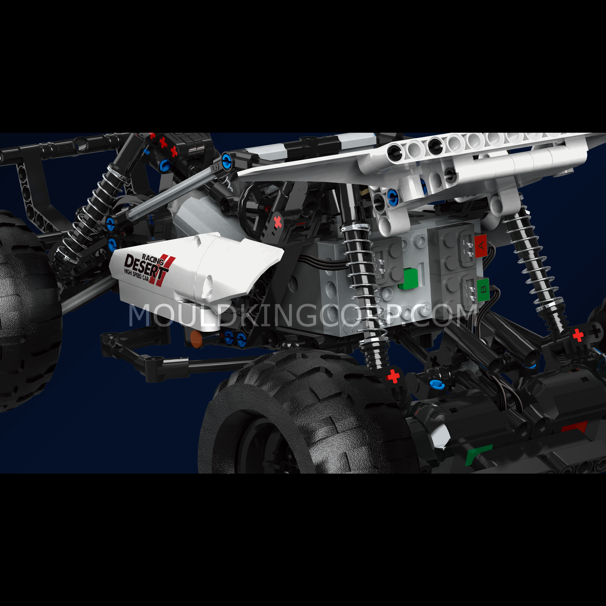 18001 Desert Racing Buggy Remote Controlled Building Set | 409 PCS - Image 4 of 6 | TheBrickTube