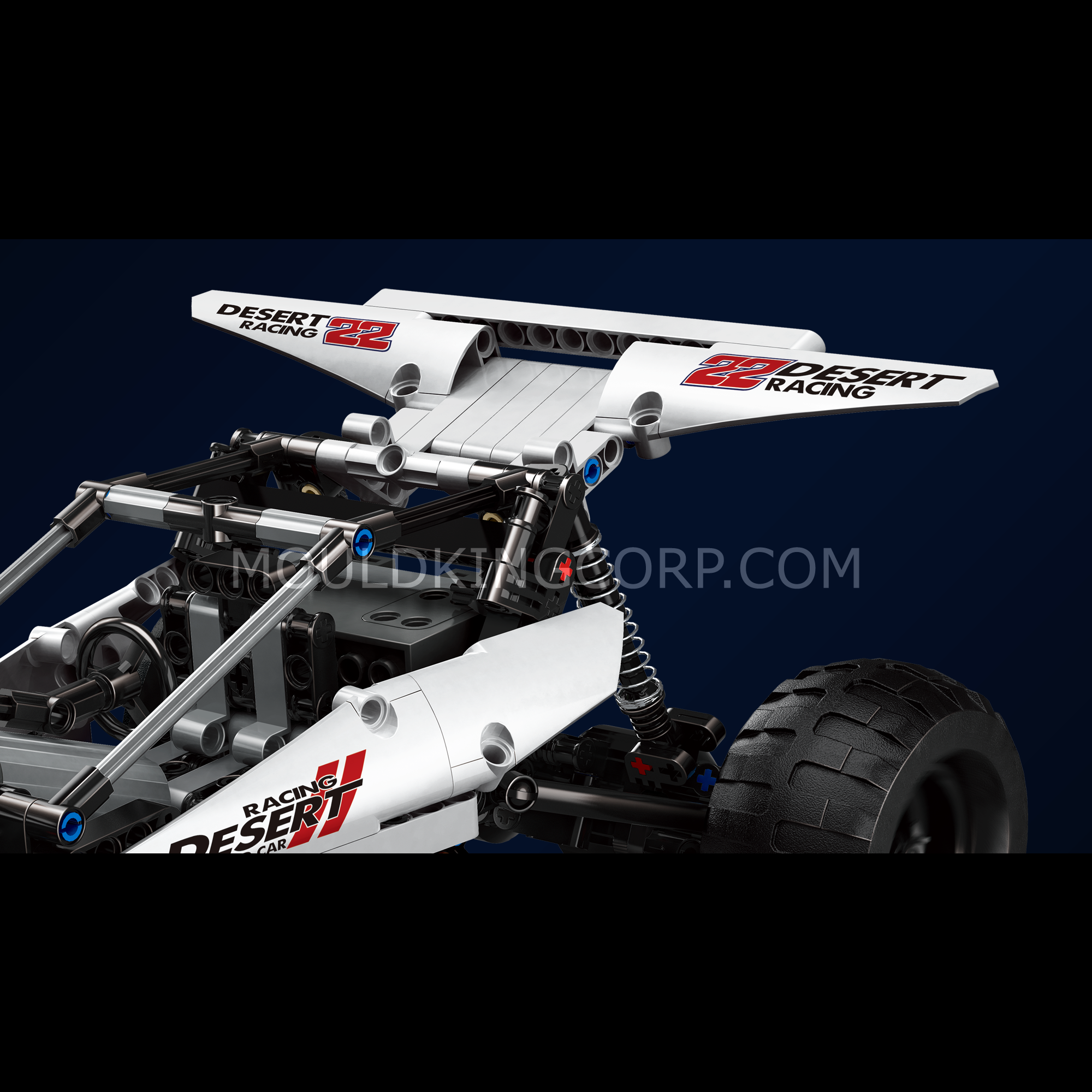 18001 Desert Racing Buggy Remote Controlled Building Set | 409 PCS - Image 5 of 6 | TheBrickTube
