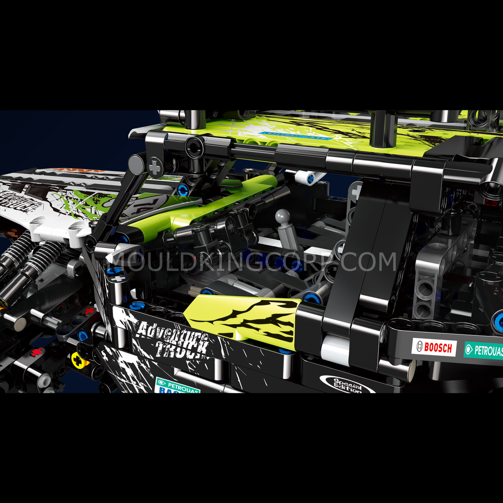 18002 Green Hound Remote Controlled Buggy Building Kit | 1,890 PCS - Image 2 of 6 | TheBrickTube