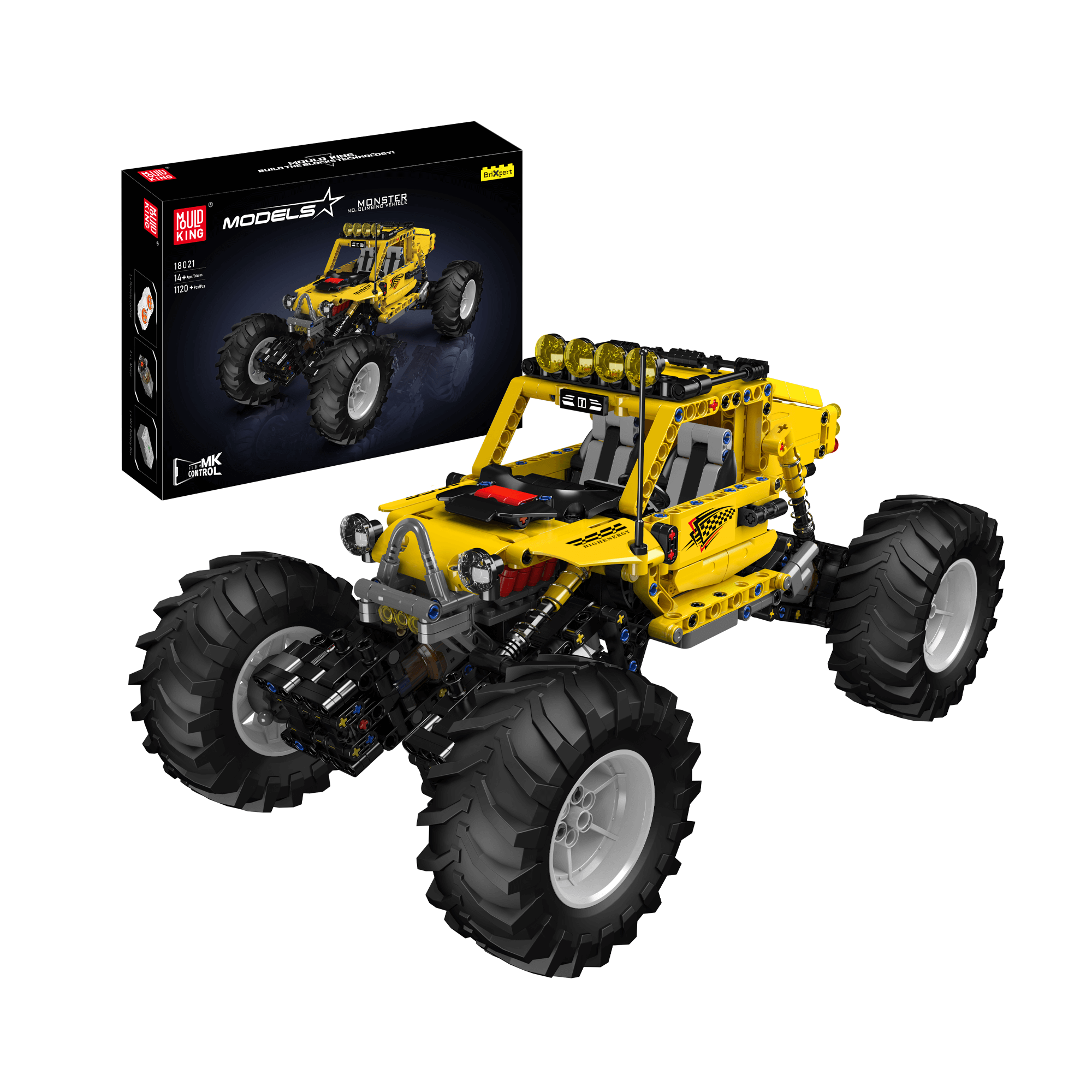 18021 Off-road Climbing Vehicle ATV Building Set | 1,120 Pcs - Main Image | TheBrickTube