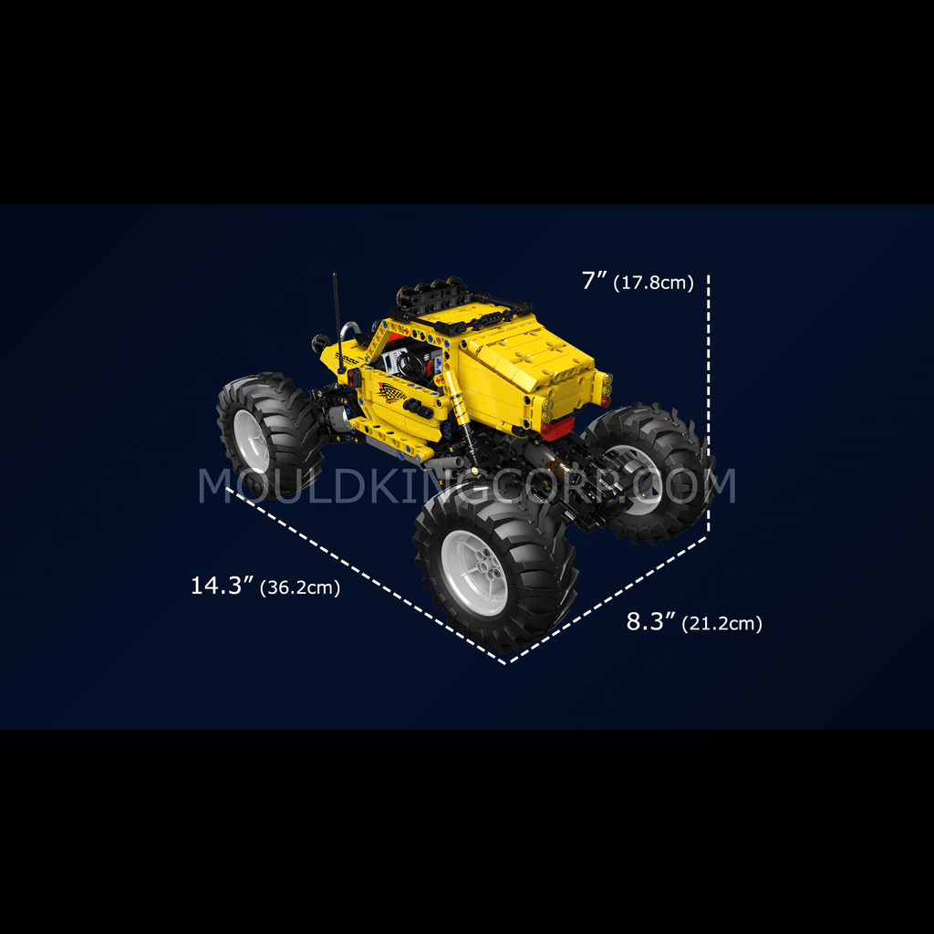 18021 Off-road Climbing Vehicle ATV Building Set | 1,120 Pcs - Image 6 of 6 | TheBrickTube