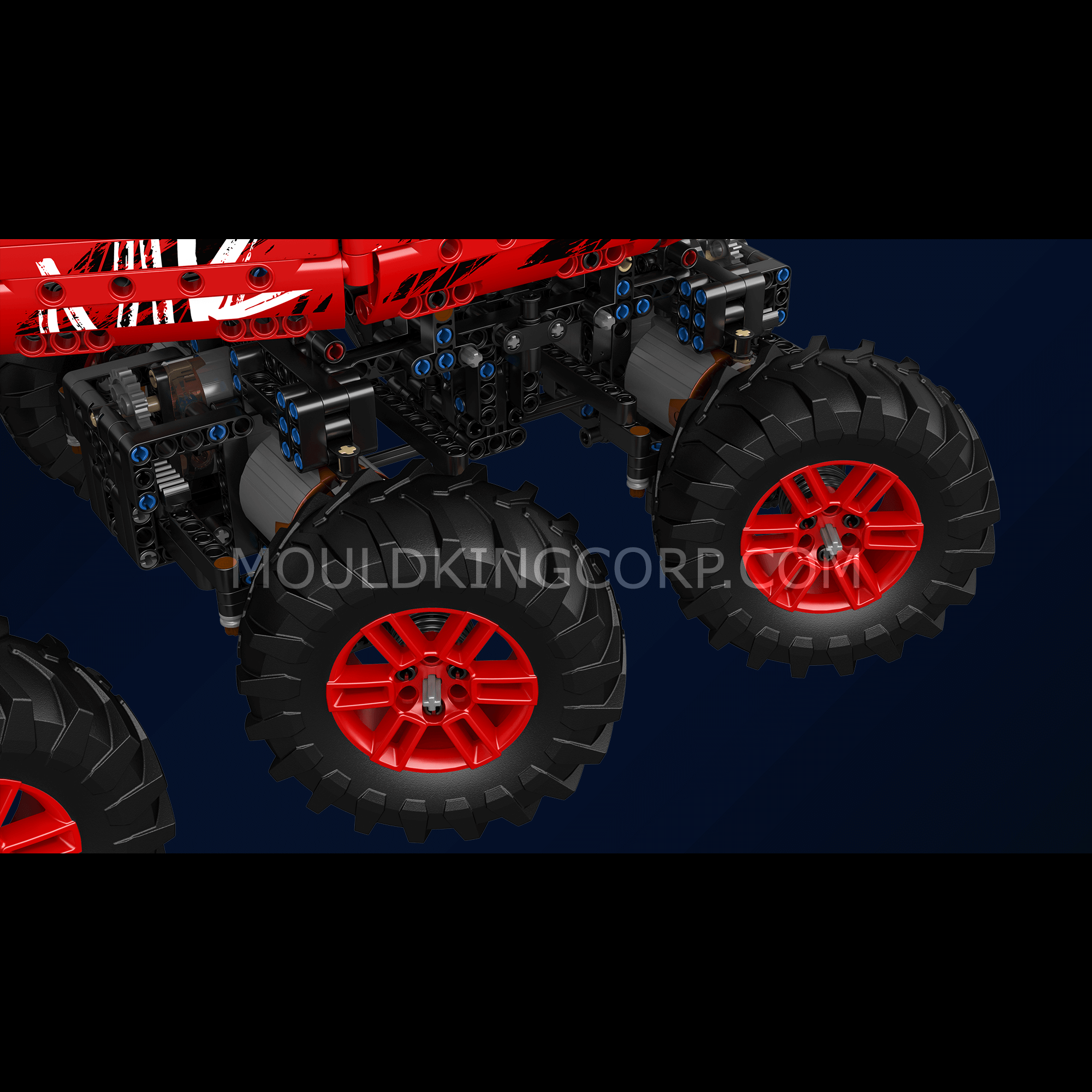 18030 Remote Control Red Firefox Climb Car Building Set | 1,962 PCS - Image 2 of 6 | TheBrickTube