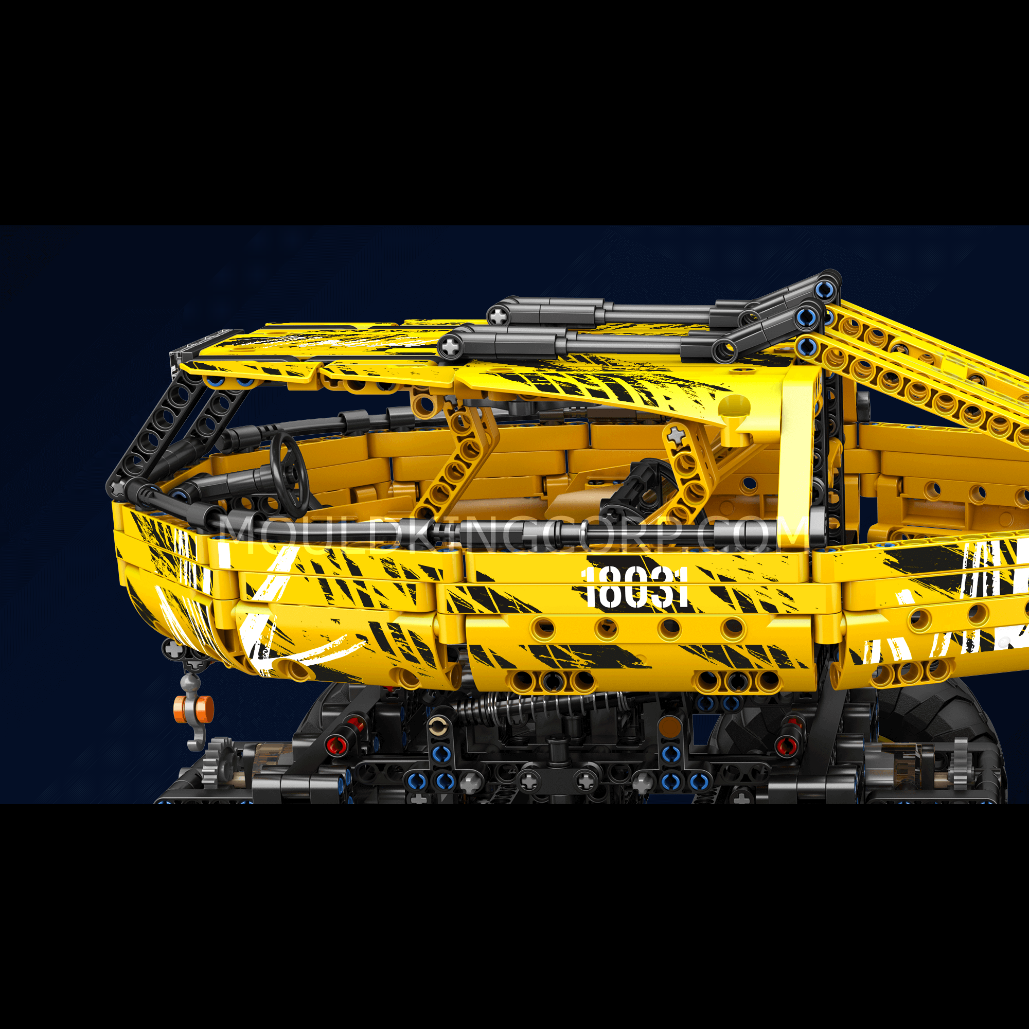 18031 Remote Control Yellow Firefox Climb Car Building Set | 1,962 PCS - Image 4 of 6 | TheBrickTube