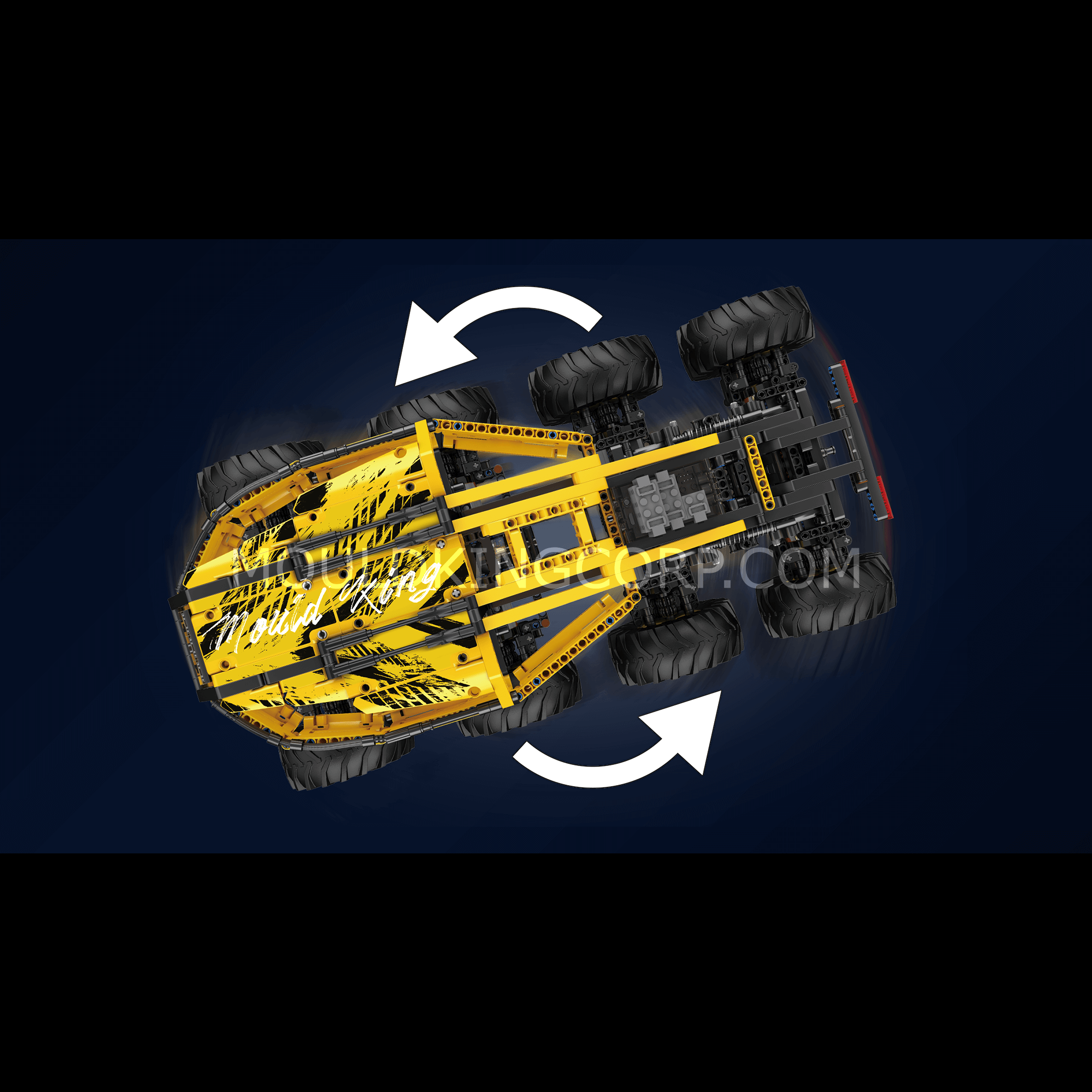 18031 Remote Control Yellow Firefox Climb Car Building Set | 1,962 PCS - Image 5 of 6 | TheBrickTube