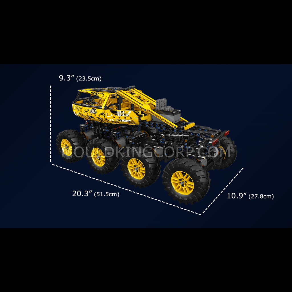 18031 Remote Control Yellow Firefox Climb Car Building Set | 1,962 PCS - Image 6 of 6 | TheBrickTube