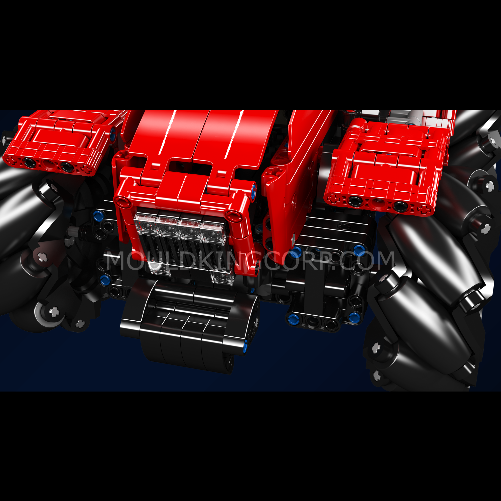 18037 Mecanum Drive Remote Controlled Tractor Building Set | 1,392 Pcs - Image 2 of 6 | TheBrickTube