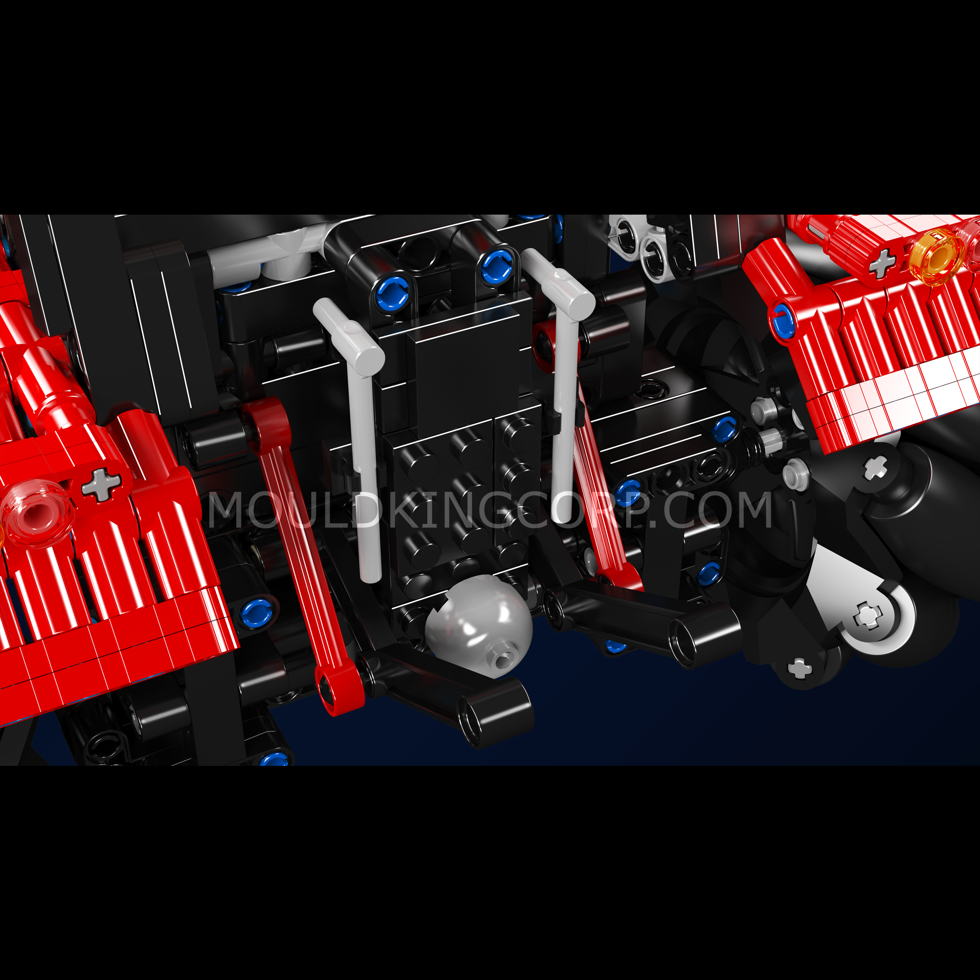 18037 Mecanum Drive Remote Controlled Tractor Building Set | 1,392 Pcs - Image 3 of 6 | TheBrickTube