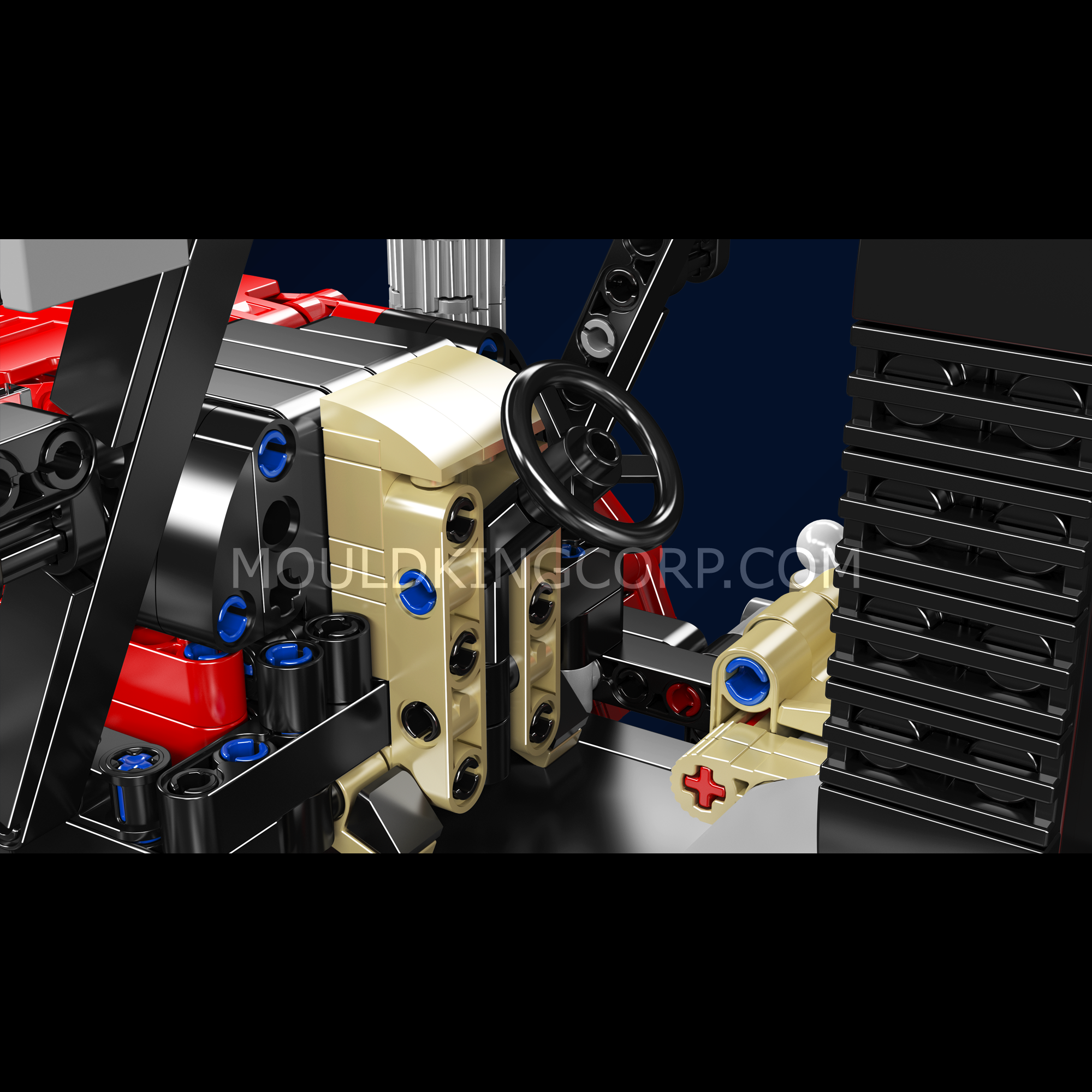 18037 Mecanum Drive Remote Controlled Tractor Building Set | 1,392 Pcs - Image 4 of 6 | TheBrickTube
