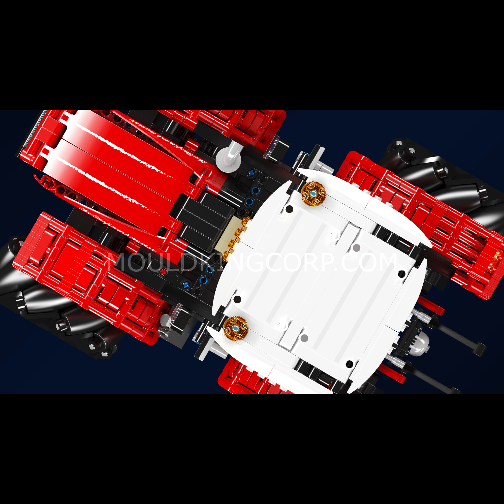 18037 Mecanum Drive Remote Controlled Tractor Building Set | 1,392 Pcs - Image 5 of 6 | TheBrickTube