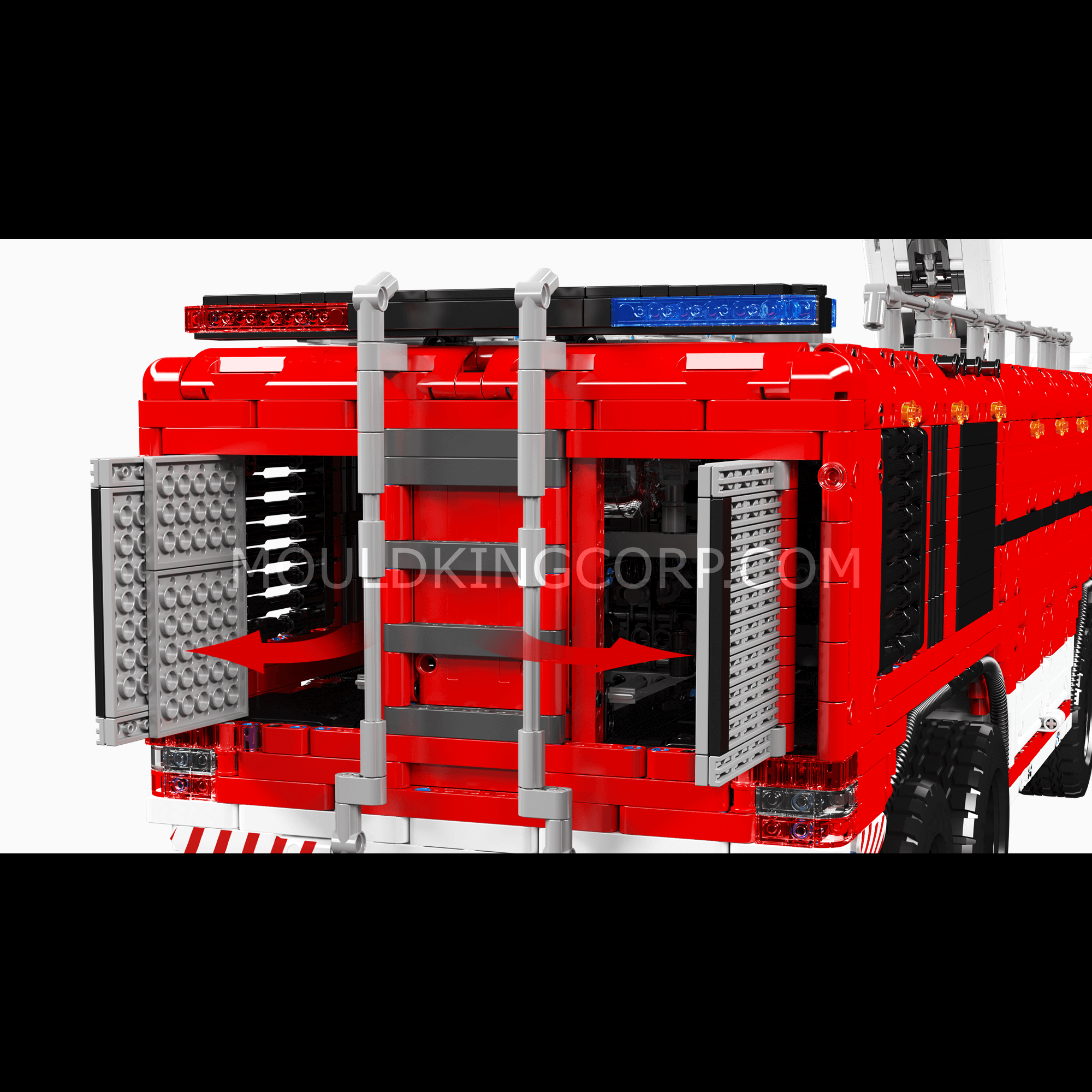 19004S RC Pneumatic Airport Rescue Vehicle Building Set | 6,653 PCS - Image 3 of 6 | TheBrickTube