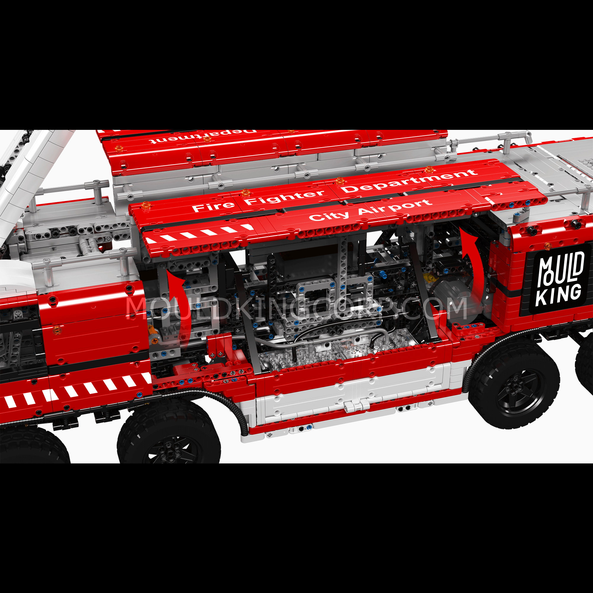 19004S RC Pneumatic Airport Rescue Vehicle Building Set | 6,653 PCS - Image 4 of 6 | TheBrickTube
