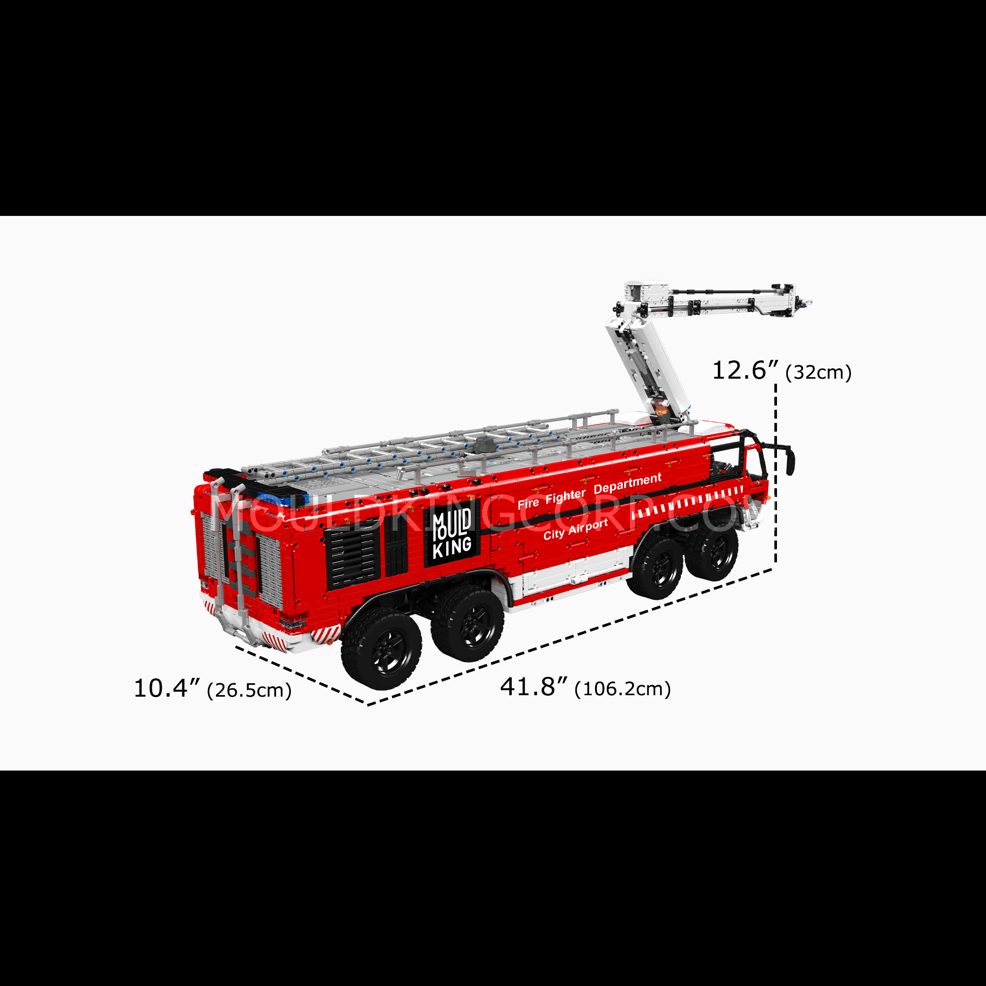 19004S RC Pneumatic Airport Rescue Vehicle Building Set | 6,653 PCS - Image 6 of 6 | TheBrickTube