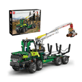 19006 Pneumatic Logging Truck Building Set | 938 Pcs - Main Image | TheBrickTube