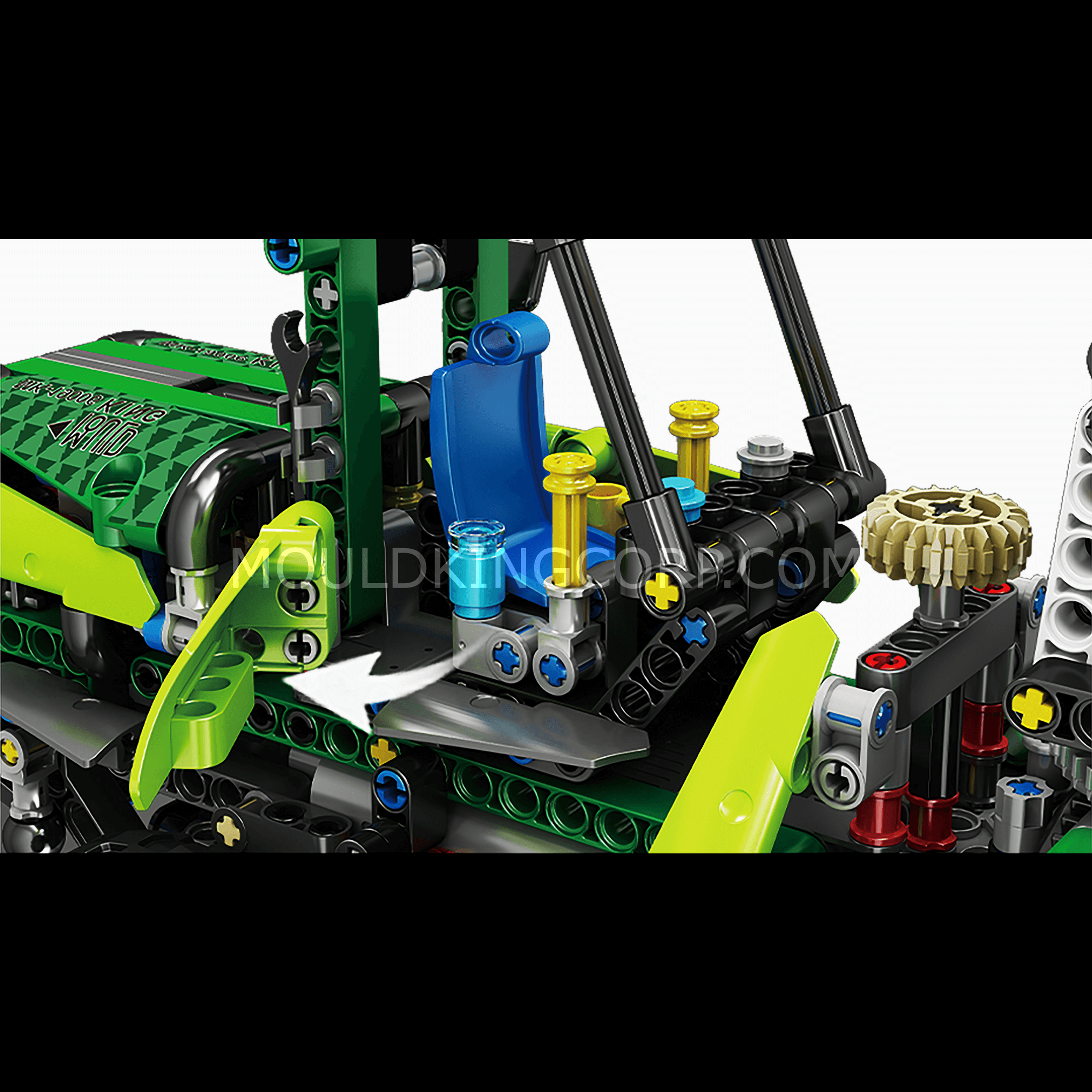 19006 Pneumatic Logging Truck Building Set | 938 Pcs - Image 2 of 6 | TheBrickTube