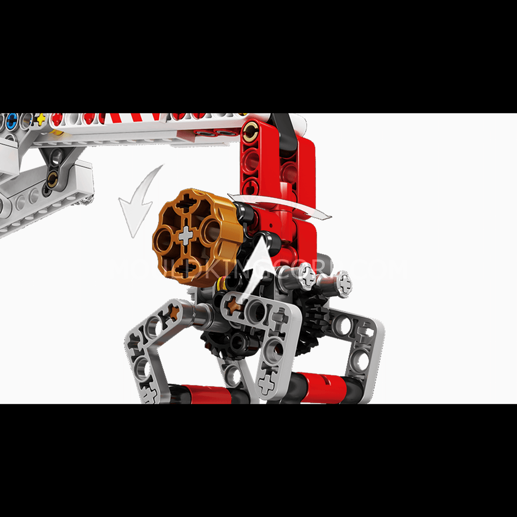 19006 Pneumatic Logging Truck Building Set | 938 Pcs - Image 4 of 6 | TheBrickTube