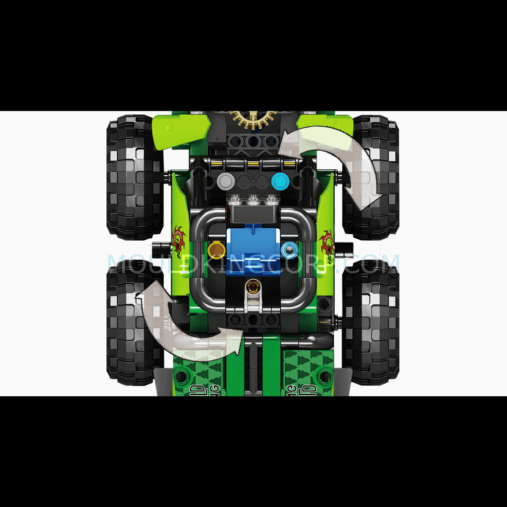 19006 Pneumatic Logging Truck Building Set | 938 Pcs - Image 5 of 6 | TheBrickTube