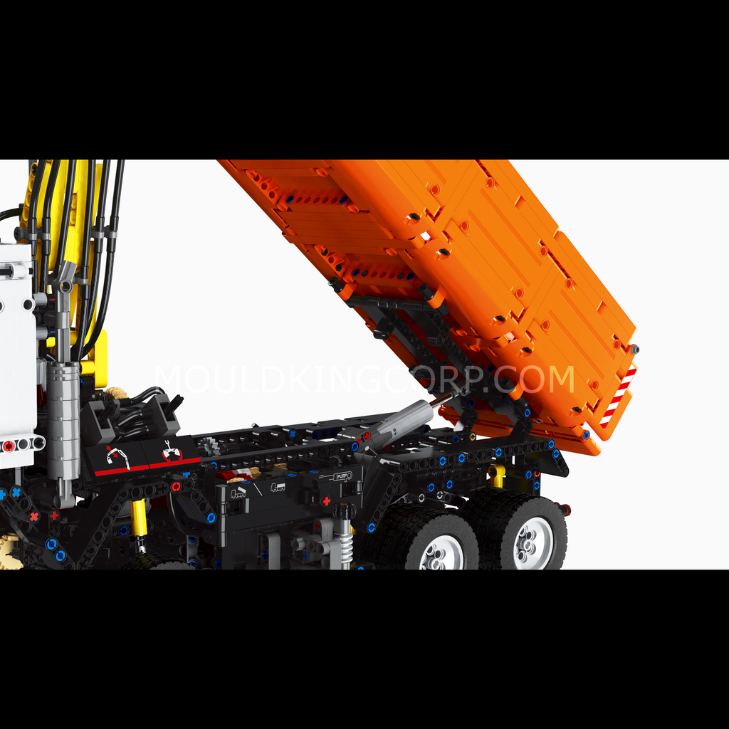 19007 2-in-1 RC Excavator & Dump Truck Building Set | 2,970 PCS - Image 5 of 6 | TheBrickTube