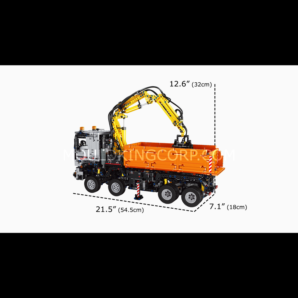 19007 2-in-1 RC Excavator & Dump Truck Building Set | 2,970 PCS - Image 6 of 6 | TheBrickTube