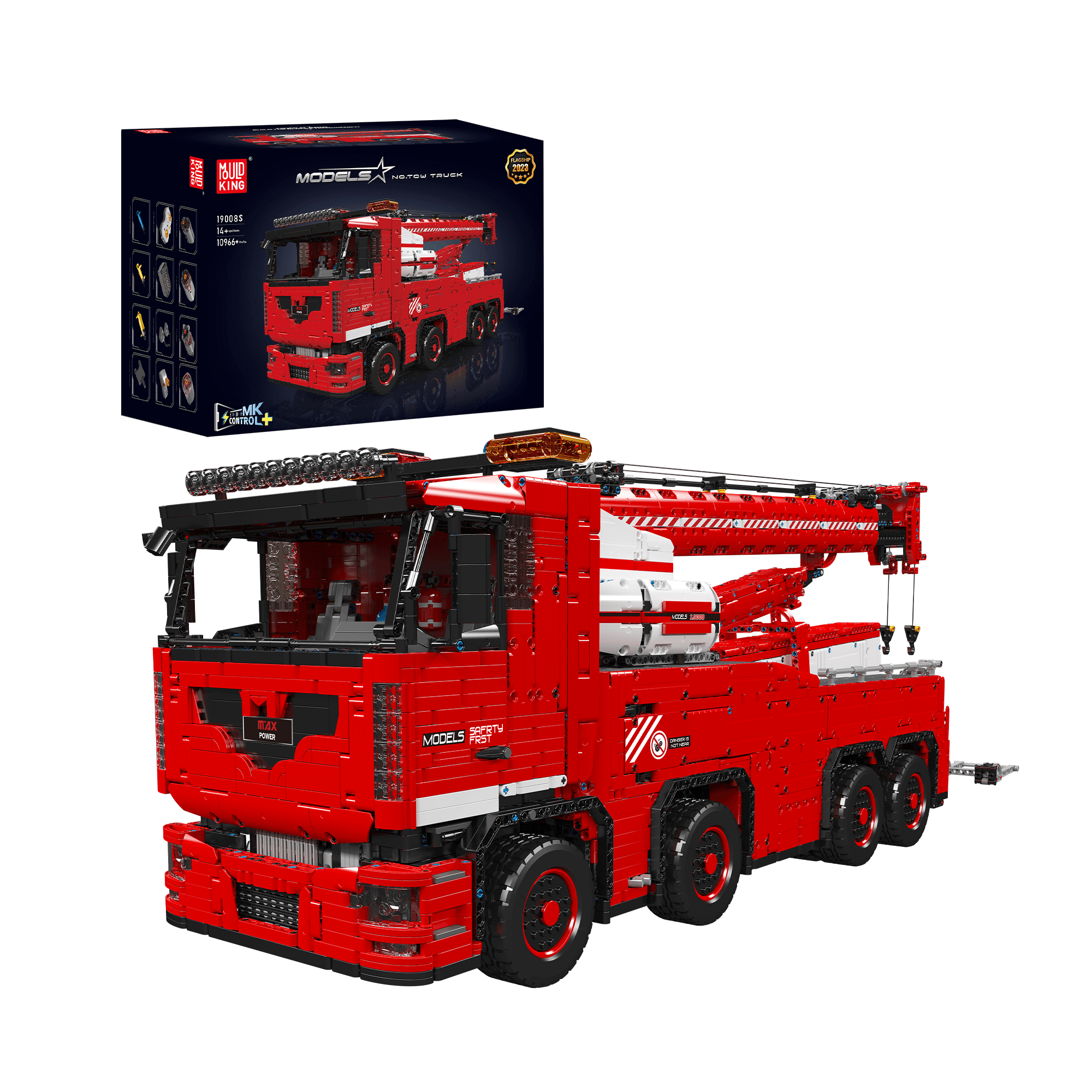 19008S Ultimate Remote Controlled Tow Truck Building Set | 10,966 Pcs - Main Image | TheBrickTube