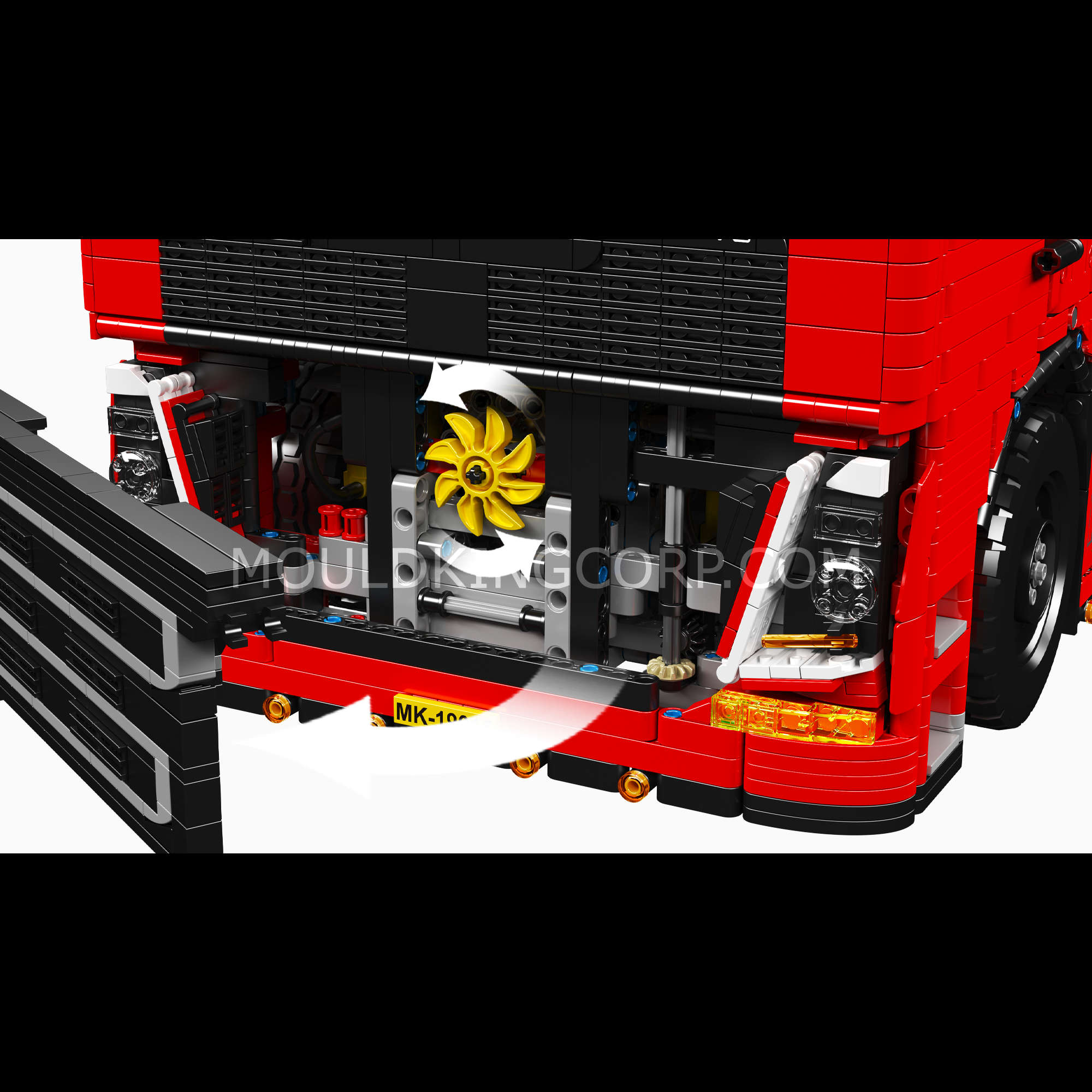 19015 FH16 Remote Controlled Pneumatic Tractor Truck Building Set | 4,608 Pcs - Image 3 of 6 | TheBrickTube