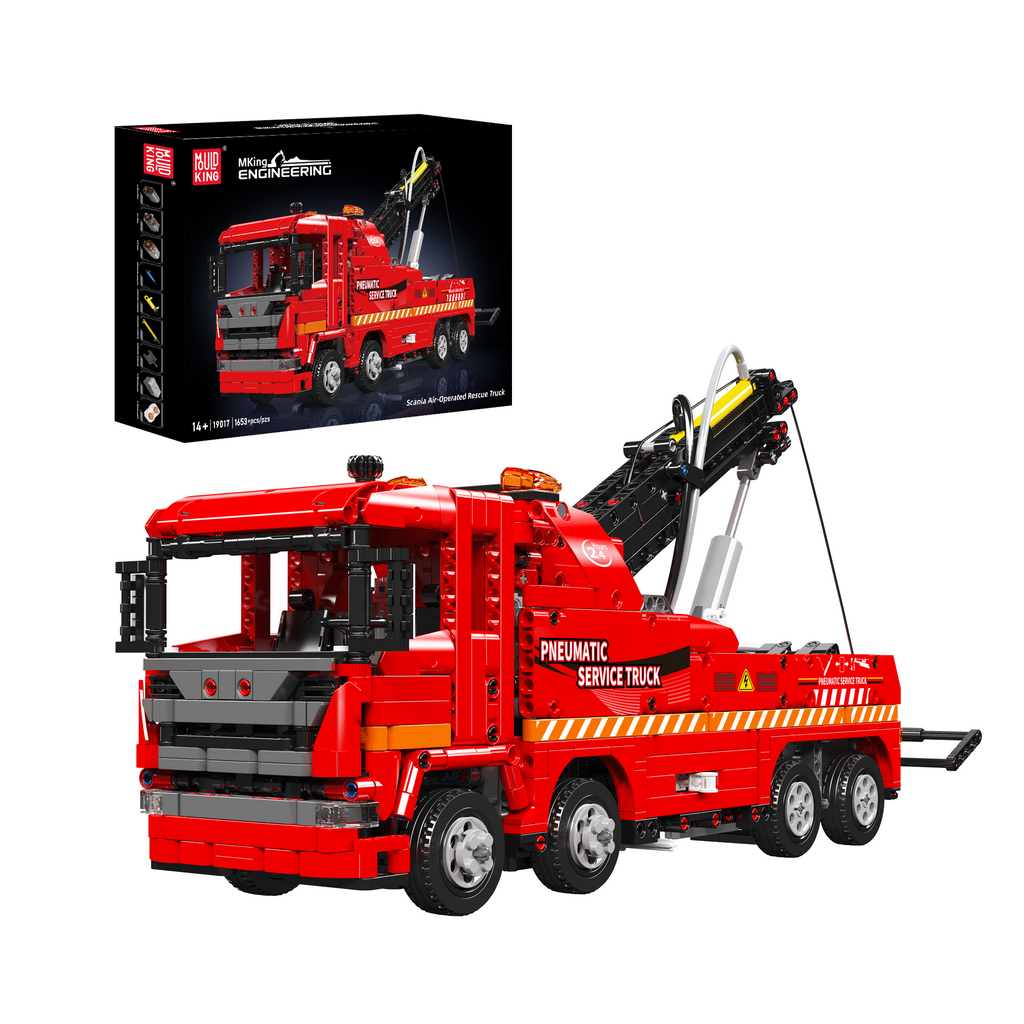 19017 Scania Pneumatic Rescue Truck Building Set | 1,653 Pcs - Main Image | TheBrickTube