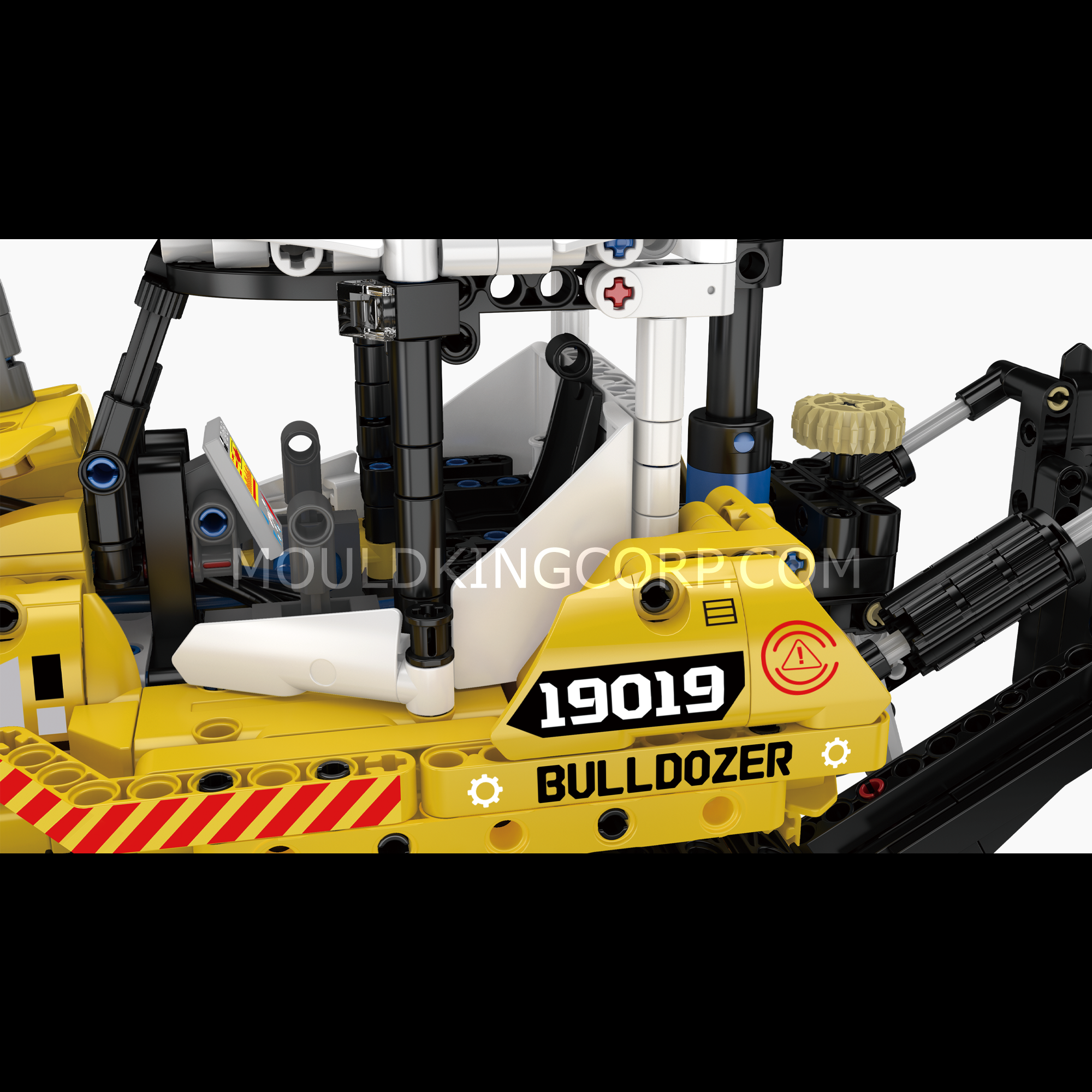 19019 PR756 Bulldozer Pneumatic Engineering Construction Building Set | 1,200 Pc - Image 2 of 6 | TheBrickTube