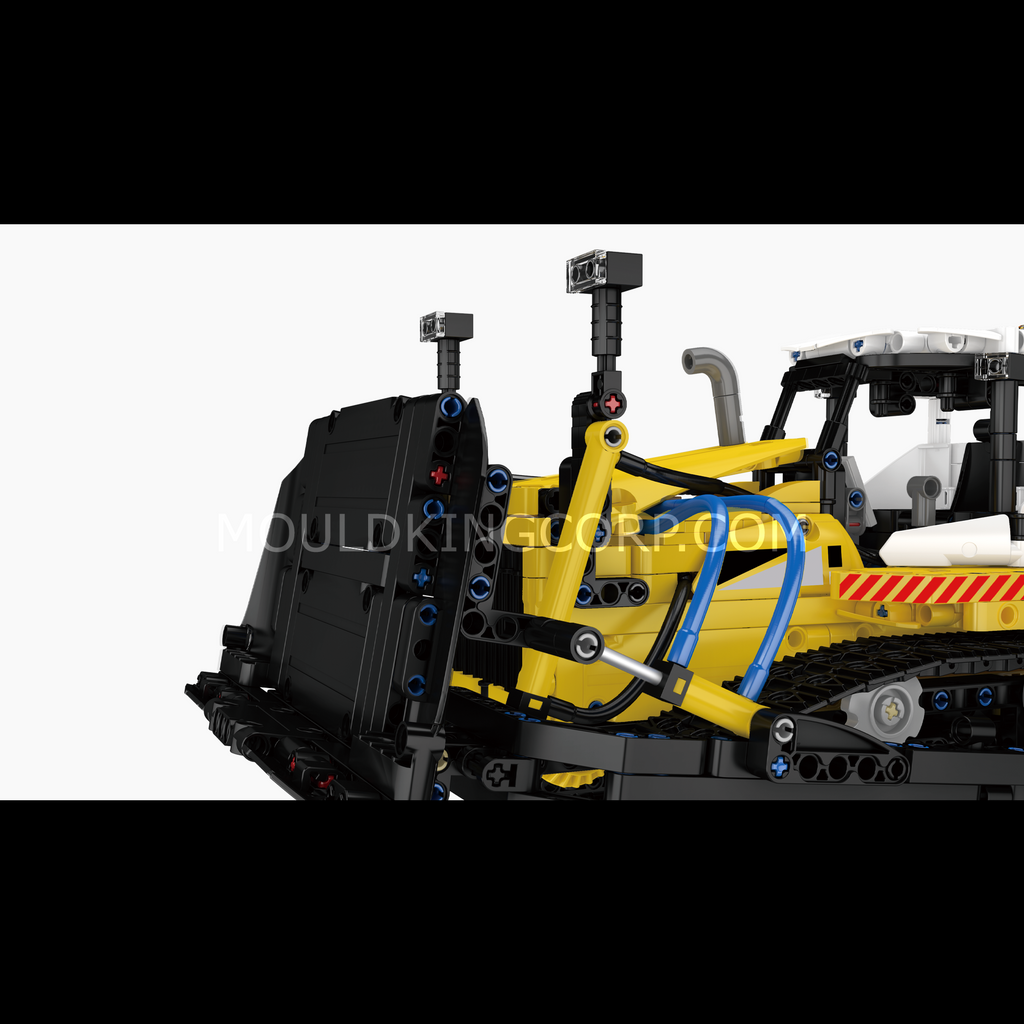 19019 PR756 Bulldozer Pneumatic Engineering Construction Building Set | 1,200 Pc - Image 3 of 6 | TheBrickTube