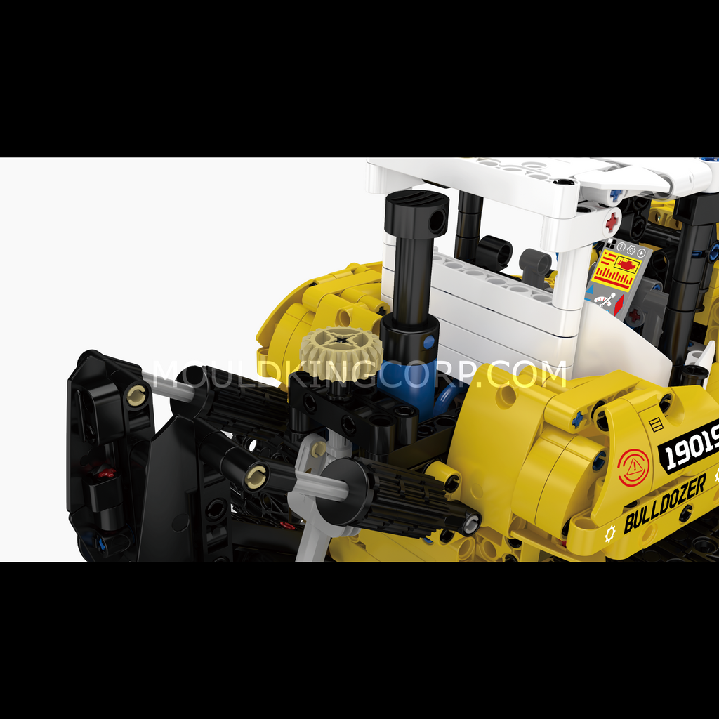 19019 PR756 Bulldozer Pneumatic Engineering Construction Building Set | 1,200 Pc - Image 4 of 6 | TheBrickTube