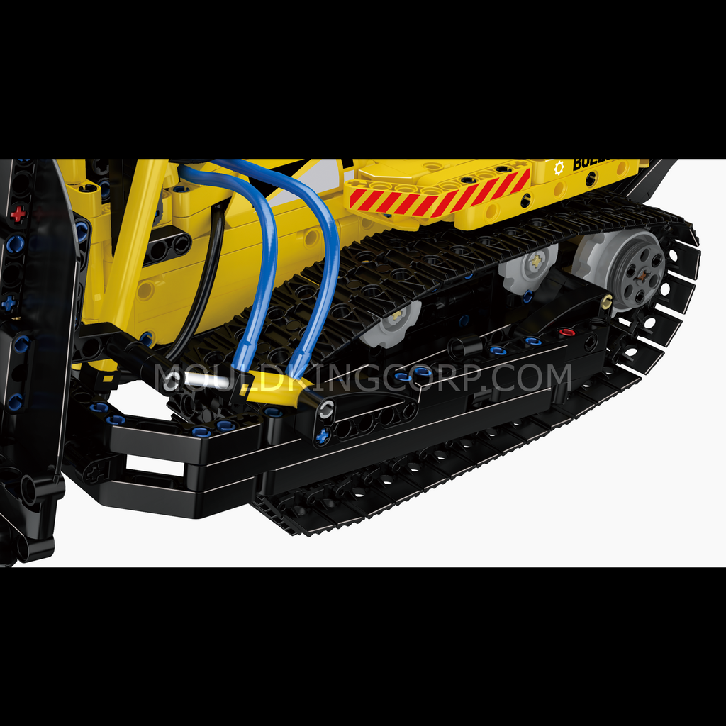19019 PR756 Bulldozer Pneumatic Engineering Construction Building Set | 1,200 Pc - Image 5 of 6 | TheBrickTube