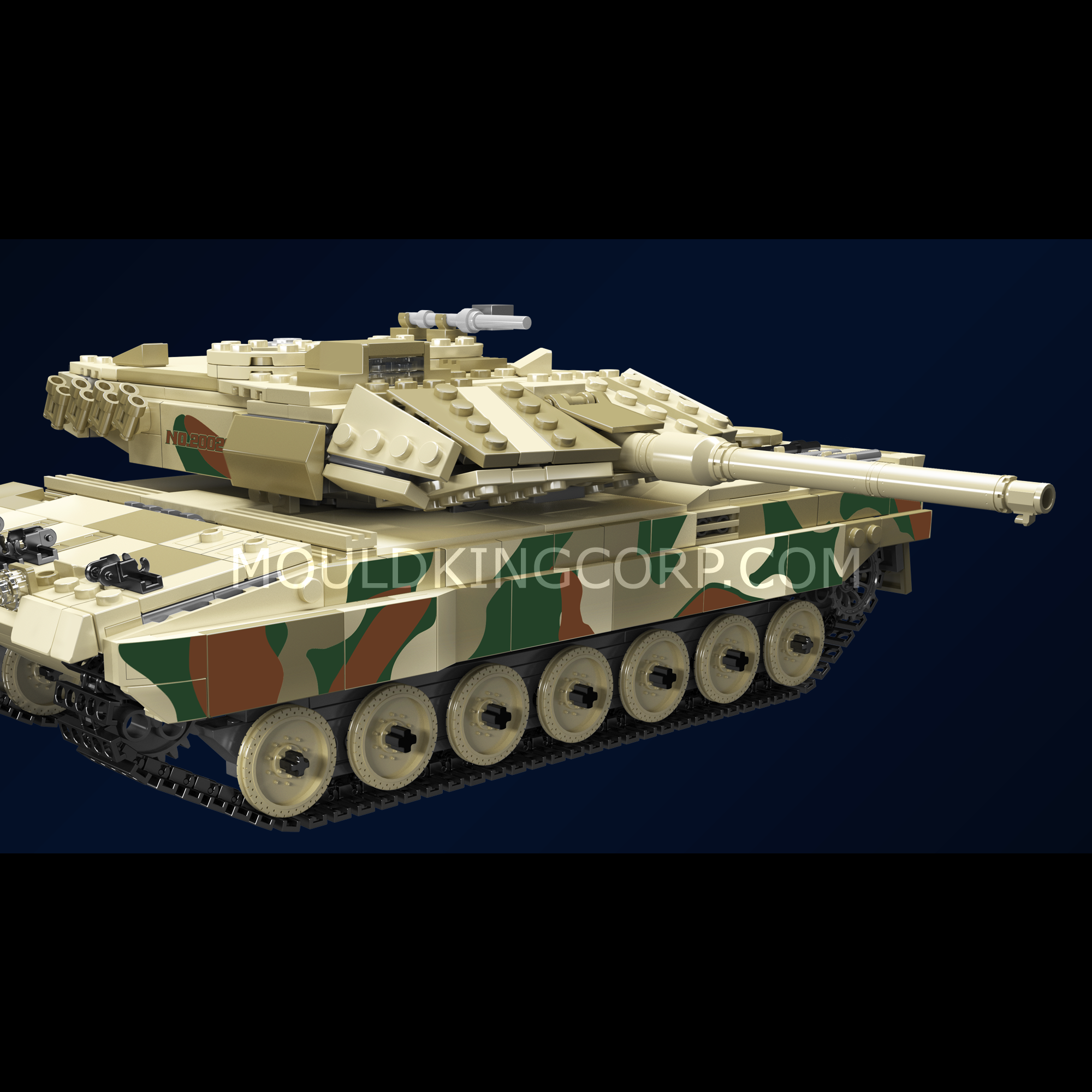 20020S Remote Controlled LEOPARD 2 Tank Building Set | 1,100 Pcs - Image 2 of 6 | TheBrickTube
