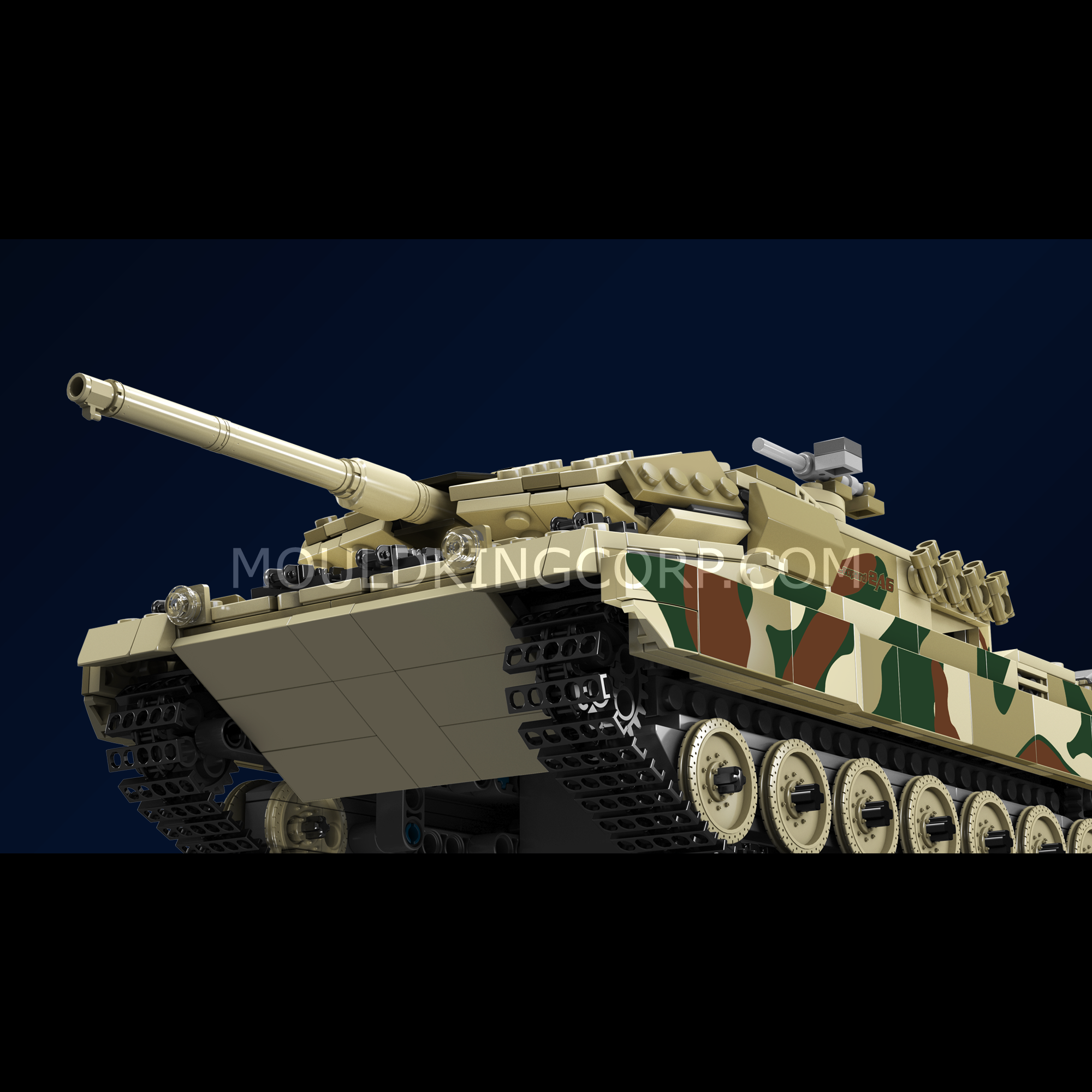 20020S Remote Controlled LEOPARD 2 Tank Building Set | 1,100 Pcs - Image 3 of 6 | TheBrickTube
