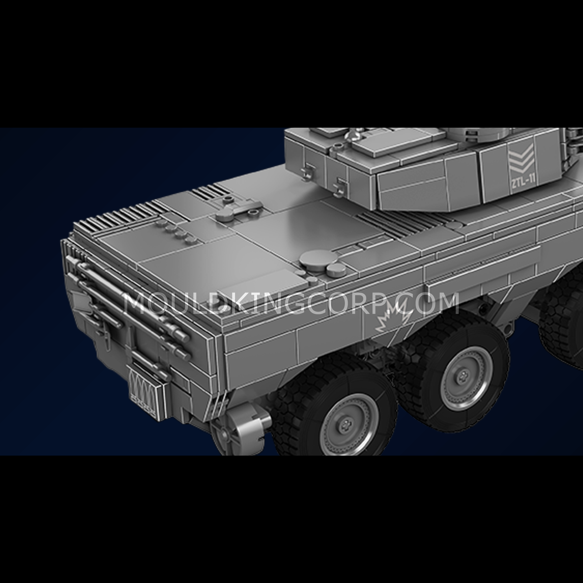 20023 ZTL-11 Wheeled Assault Vehicle Building Set | 1,293 Pcs - Image 4 of 6 | TheBrickTube