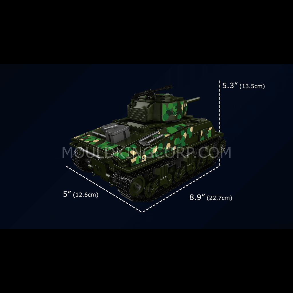 20024 M4 Sherman Tank Remote Controlled Building Set | 950 PCS - Image 6 of 6 | TheBrickTube