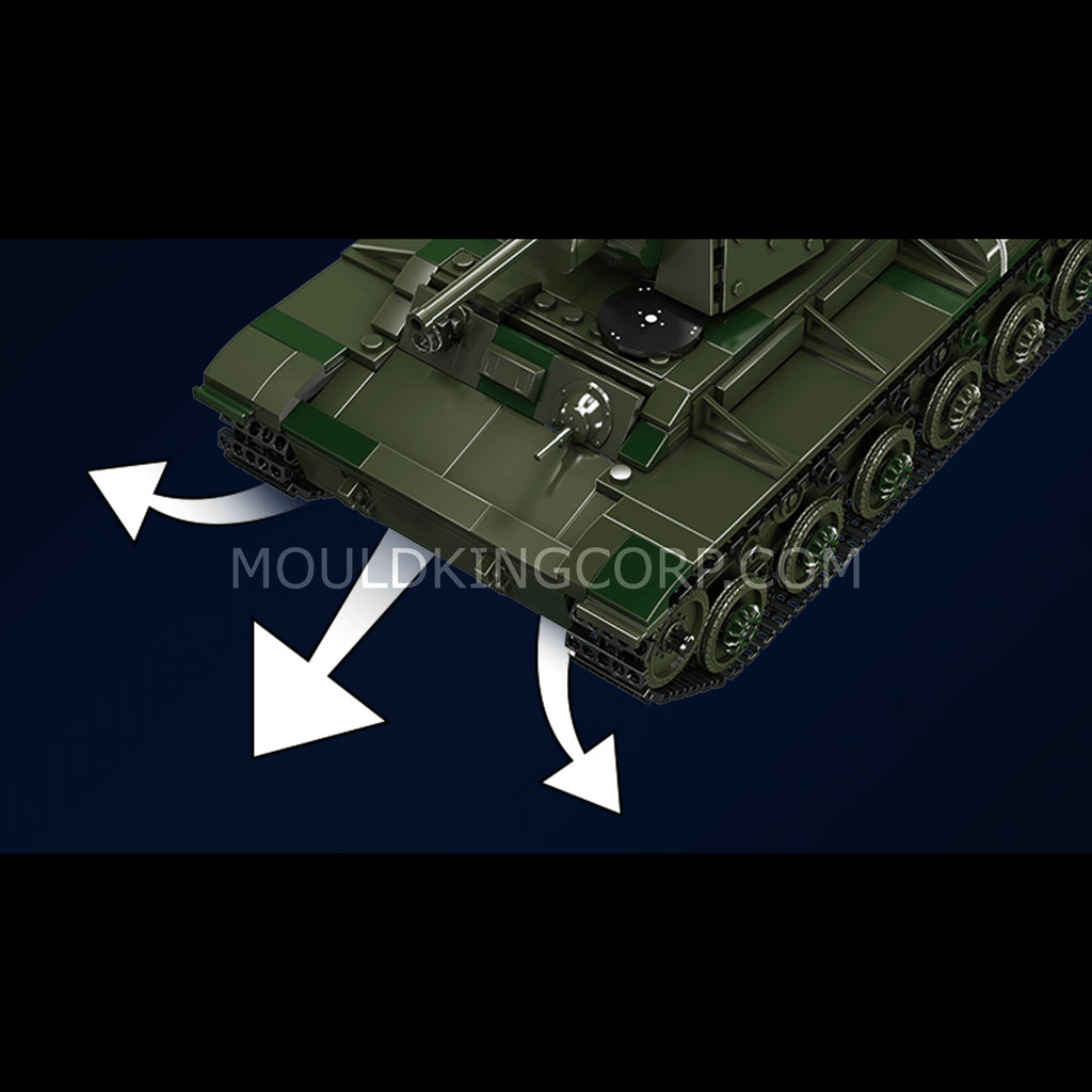 20025 KV-1 Tank Remote Controlled Building Set | 924 PCS - Image 3 of 6 | TheBrickTube