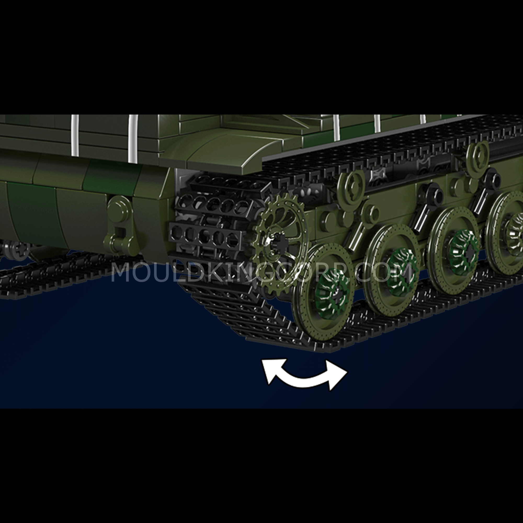 20025 KV-1 Tank Remote Controlled Building Set | 924 PCS - Image 5 of 6 | TheBrickTube