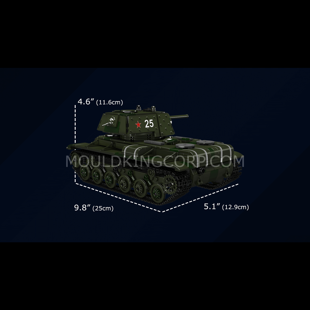 20025 KV-1 Tank Remote Controlled Building Set | 924 PCS - Image 6 of 6 | TheBrickTube