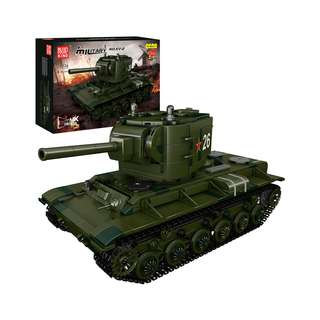 20026 KV2 Heavy Tanks Building Toy Set | Military Building Blocks - Main Image | TheBrickTube