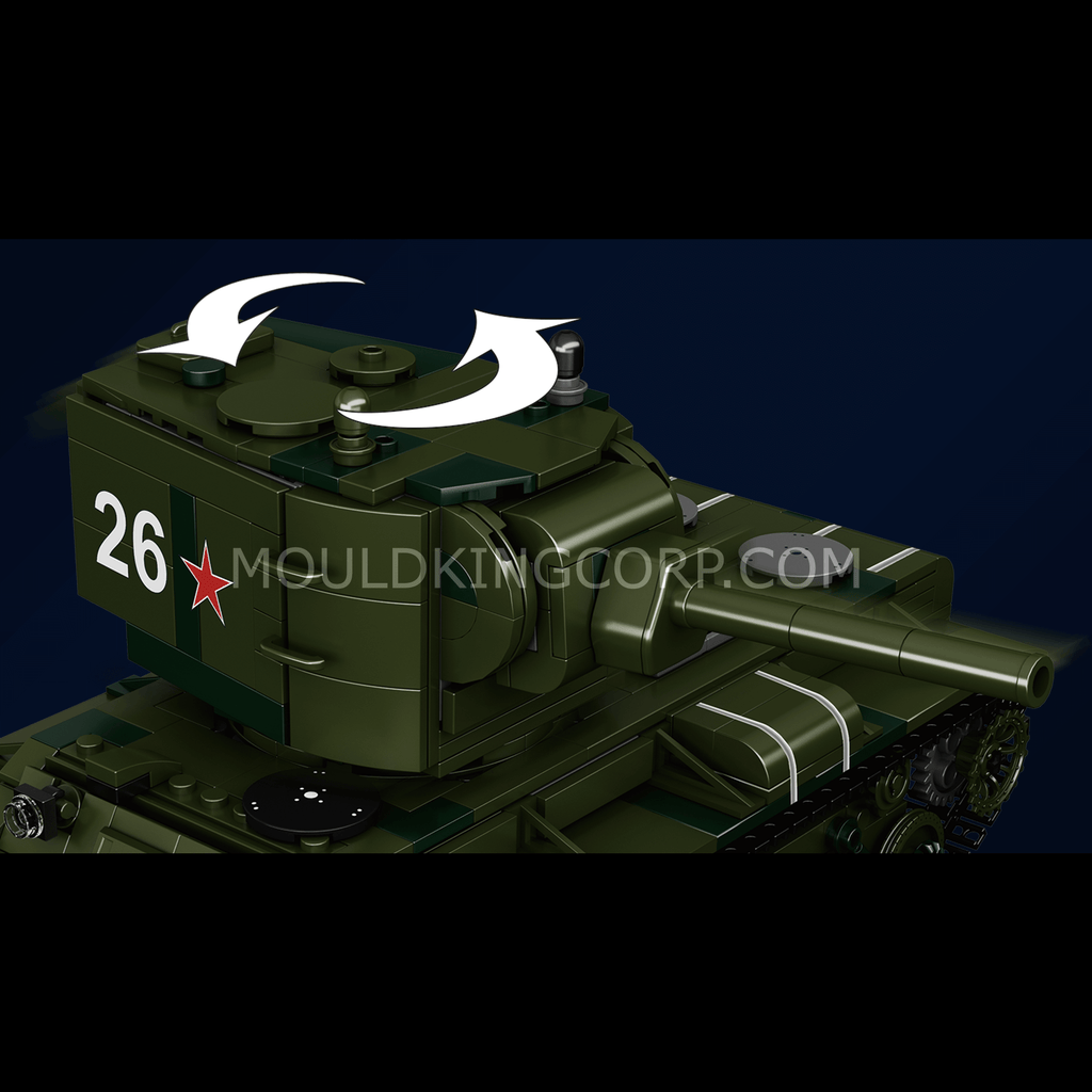 20026 KV2 Heavy Tanks Building Toy Set | Military Building Blocks - Image 2 of 6 | TheBrickTube