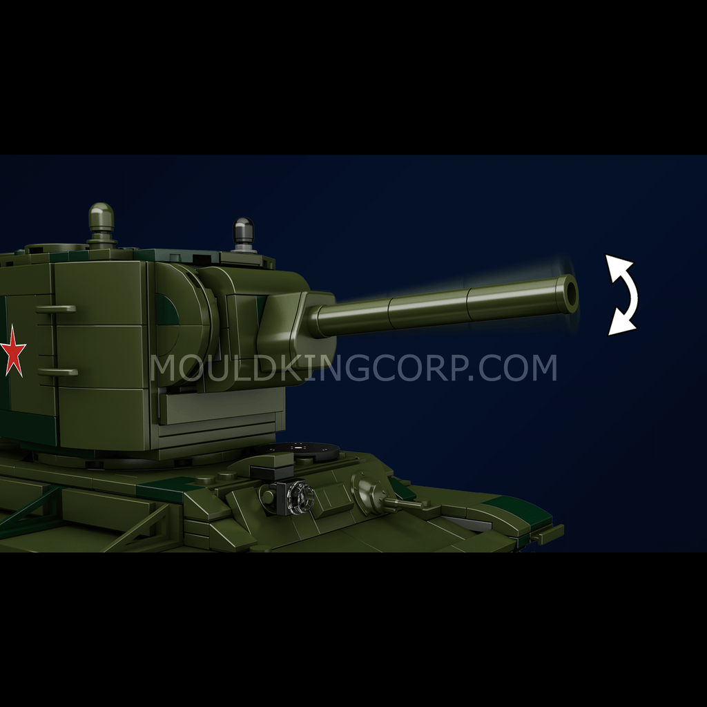 20026 KV2 Heavy Tanks Building Toy Set | Military Building Blocks - Image 4 of 6 | TheBrickTube