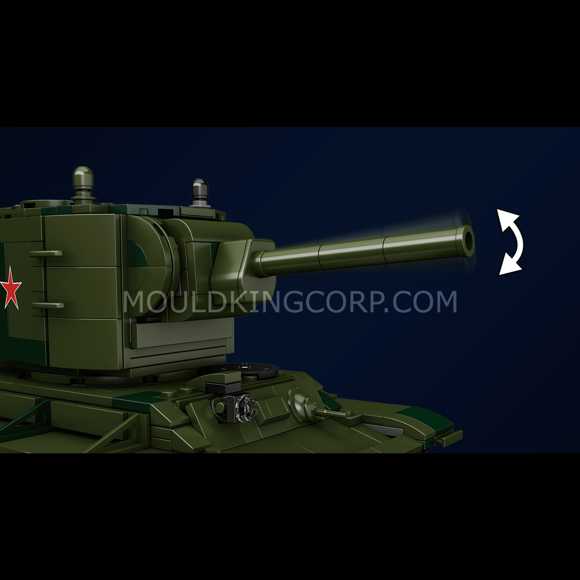 20026 KV2 Heavy Tanks Building Toy Set | Military Building Blocks - Image 4 of 6 | TheBrickTube